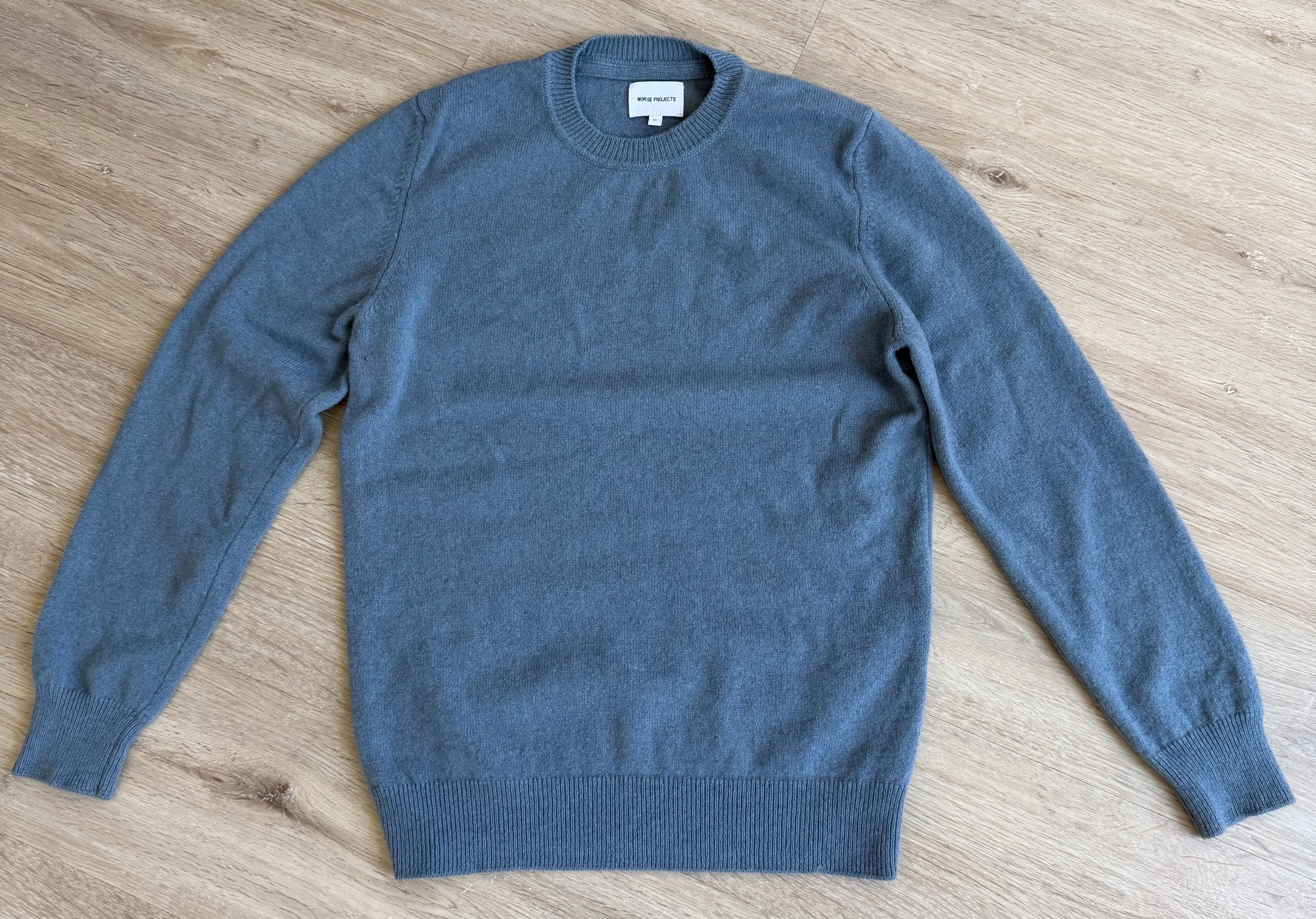 Norse Projects Norse Projects Sigfred Brushed-Wool Sweater – M – Muted Blue Size US M / EU 48-50 / 2 - 1 Thumbnail
