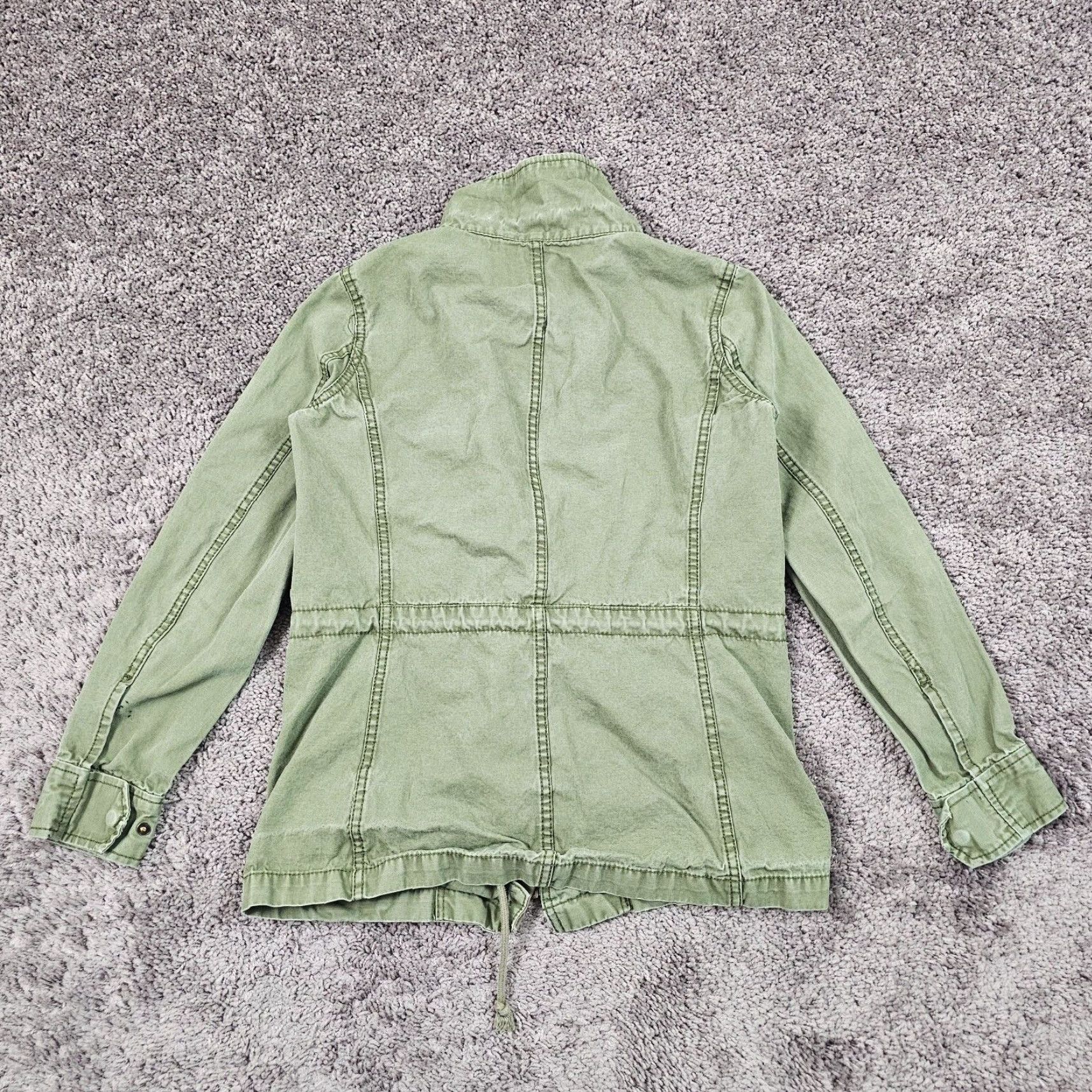 Madewell Madewell Jacket Women’s XS Green Field Military Full Zip Utility Adjustable Womens Size XS / US 0-2 / IT 36-38 - 6 Thumbnail