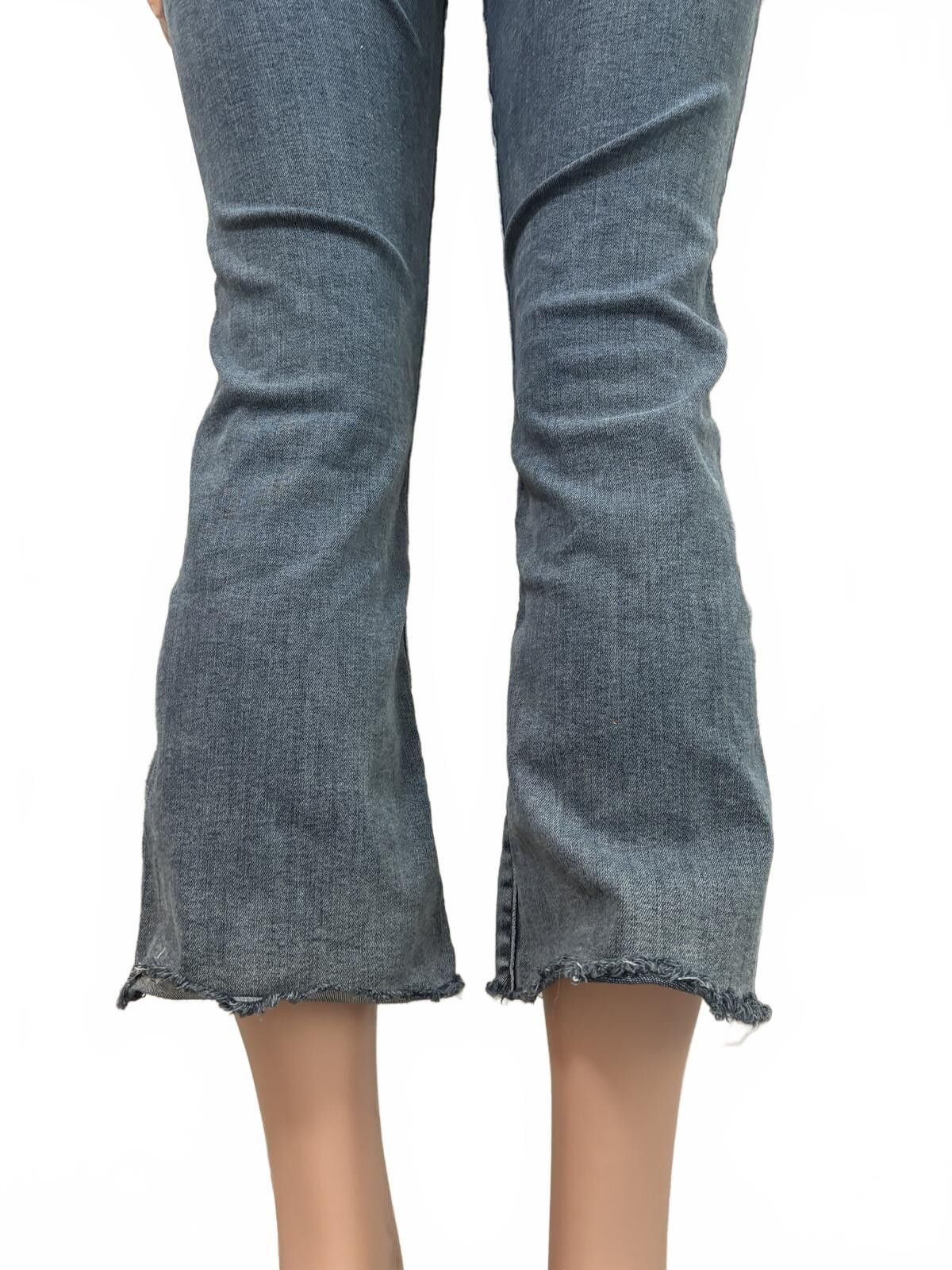 Other Dear John Cropped Flared Denim Jeans 27 Size 30" / US 8 / IT 44 - 5 Thumbnail