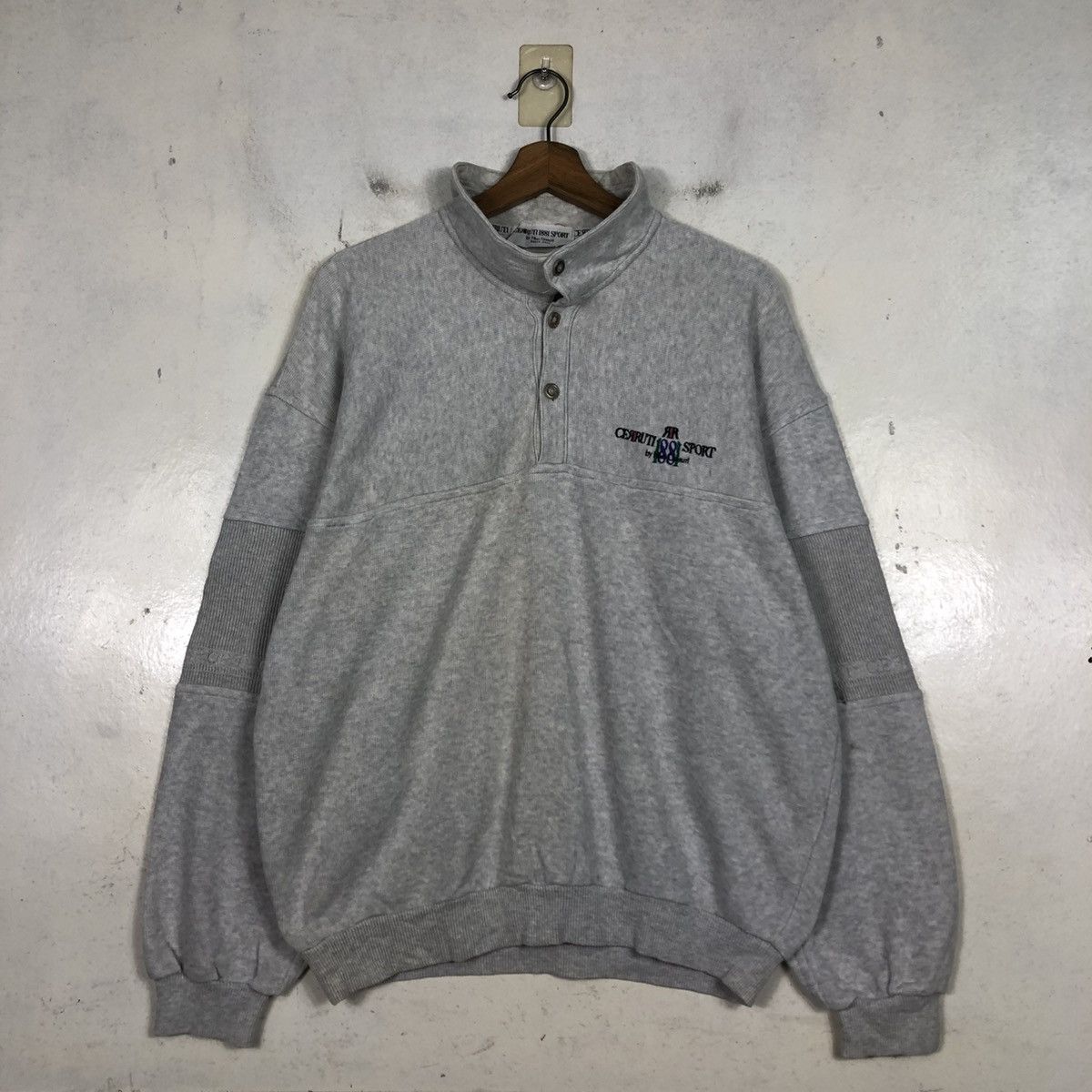 Japanese Brand 📌Vintage Half Button Sweatshirt Cerrutti 1881 Sports Size US M / EU 48-50 / 2 - 3 Thumbnail