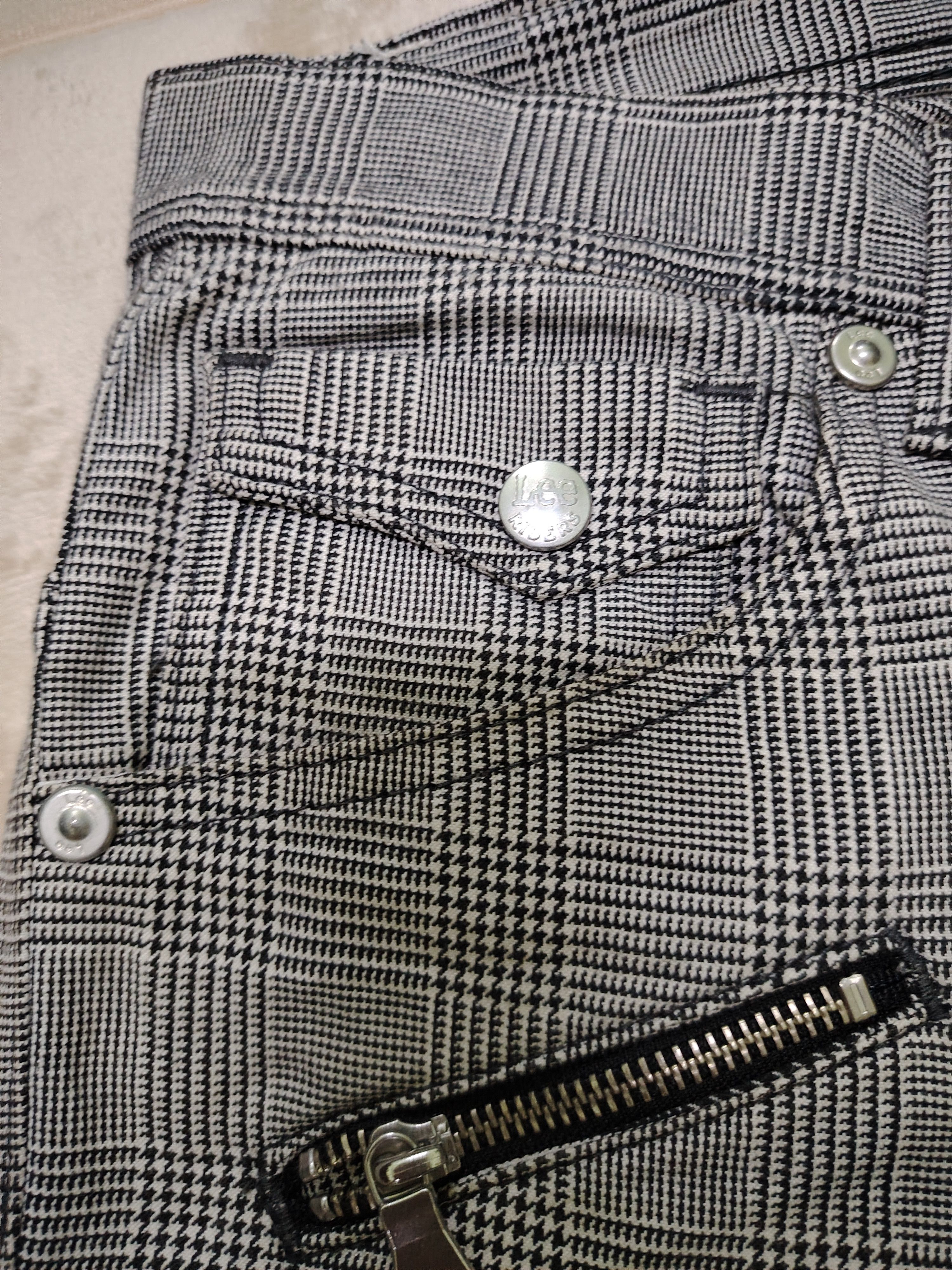 Lee Rare Vintage LEE Riders Punk Bondage Houndstooth Pants Size US 33 - 4 Thumbnail