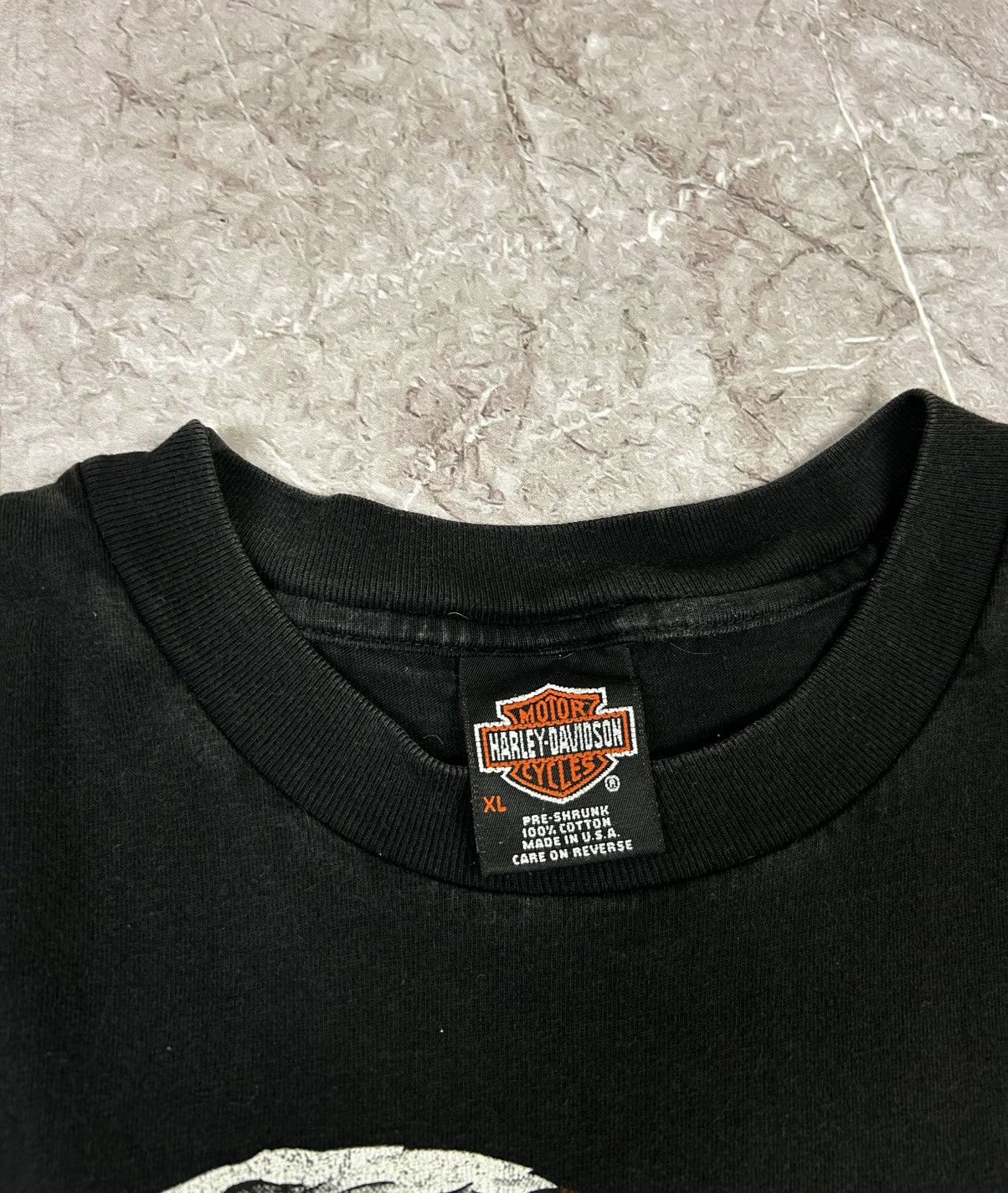 Harley Davidson VINTAGE 1998 Harley Davidson Eagle T-Shirt Size US XL / EU 56 / 4 - 5 Thumbnail