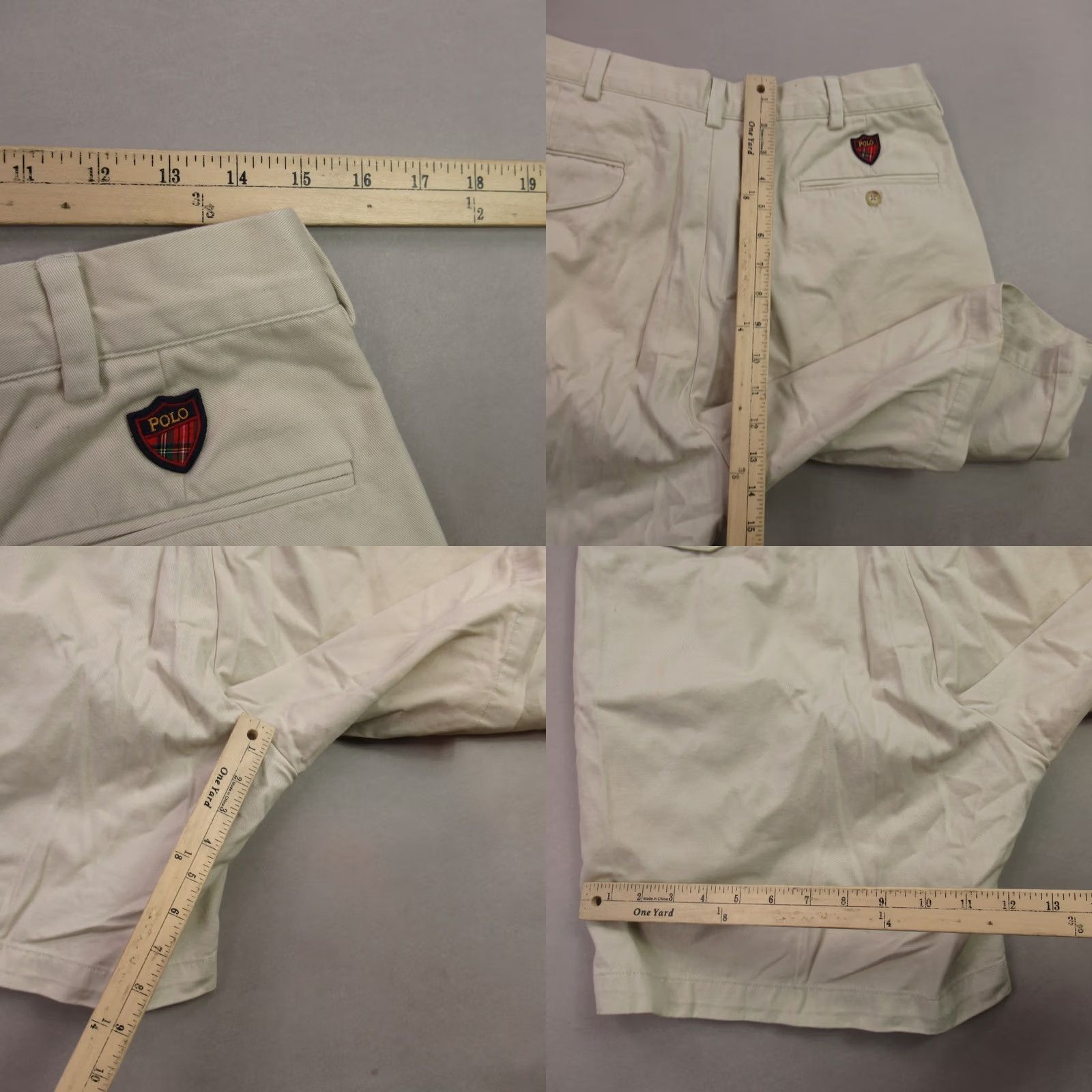 Polo Ralph Lauren Polo Ralph Lauren Shorts Mens 34 Chino Classic Fit Outdoors Beige Pockets Size US S / EU 44-46 / 1 - 8 Thumbnail