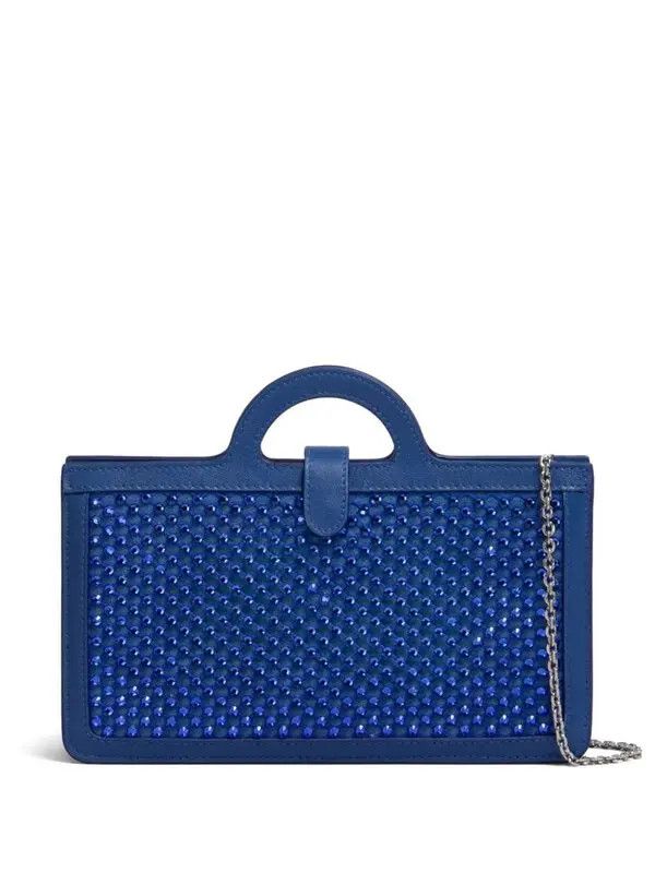 Marni o1w1db11125 Size :OS/Crystal-Embellished Wallet in Blue Size ONE SIZE - 1 Thumbnail