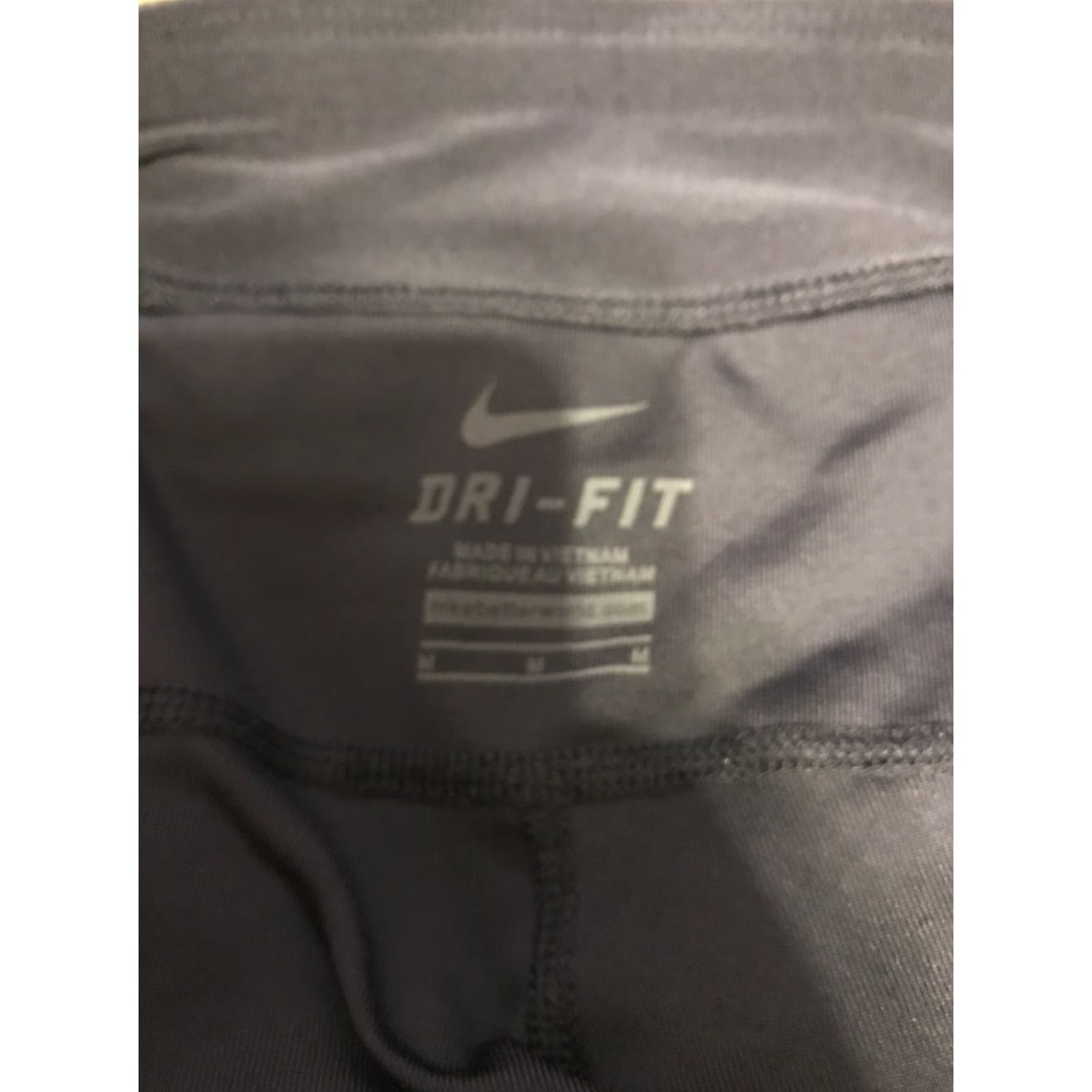 Nike Nike Dri-Fit Capri Legging Women Navy Blue M Athletic Workout Running Capri Skinny Leggings Size 32" / US 10 / IT 46 - 4 Thumbnail