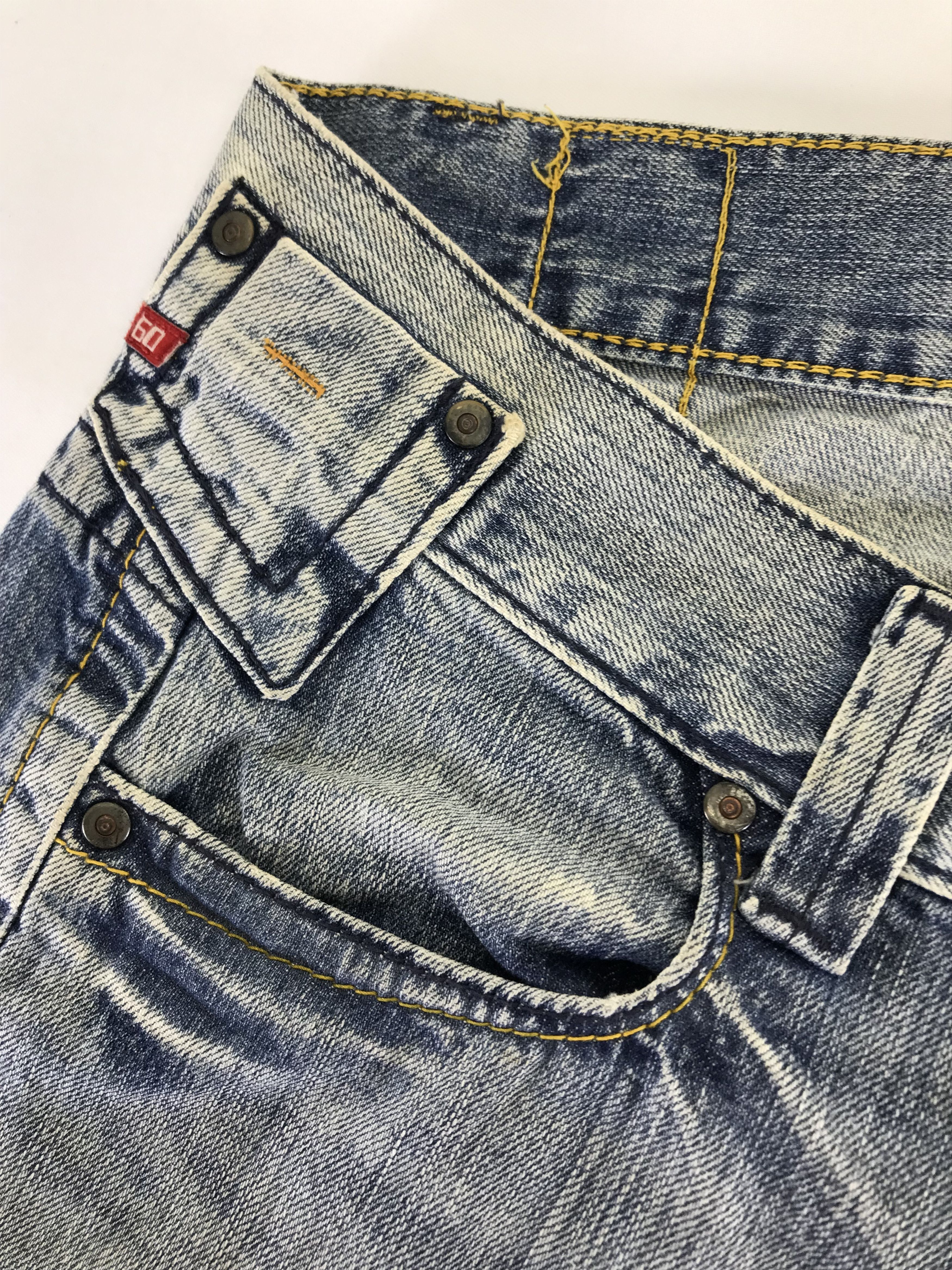 Miss Sixty Vintage Miss Sixty Patched Super Flare Jeans Size 28" / US 6 / IT 42 - 10 Thumbnail