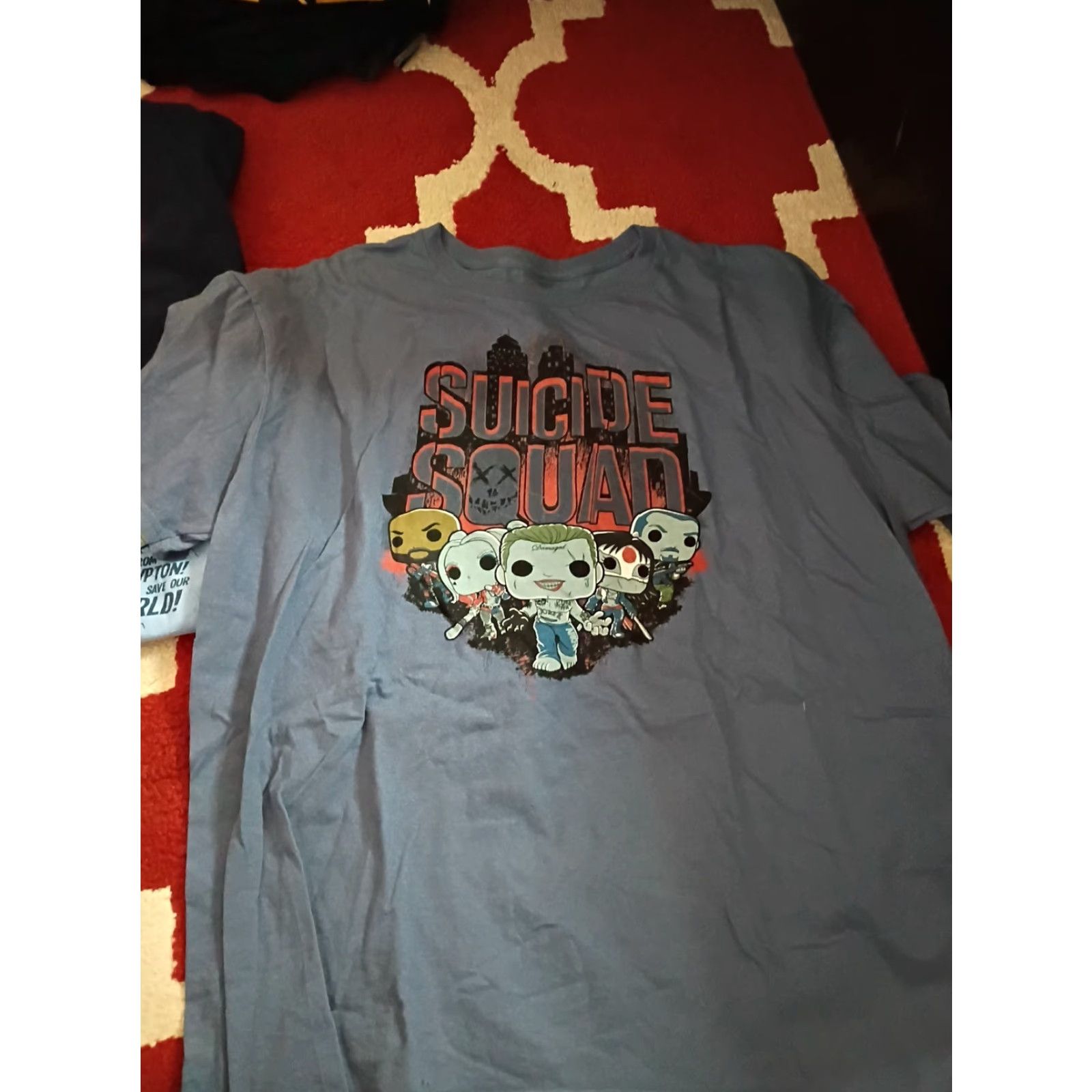 Vintage Vintage DC Marvel Comics Chibi Head style pop tees Lot 6 T-Shirts Joker Superman Size US M / EU 48-50 / 2 - 4 Thumbnail