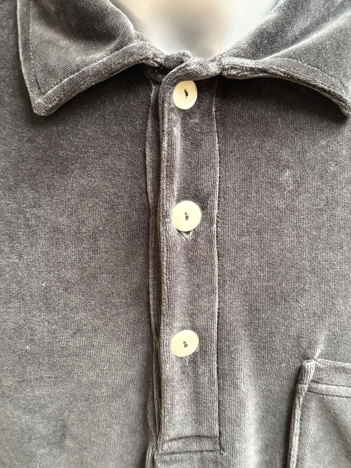 OAS Oas Soft Velour cotton Polo Size US XL / EU 56 / 4 - 5 Thumbnail