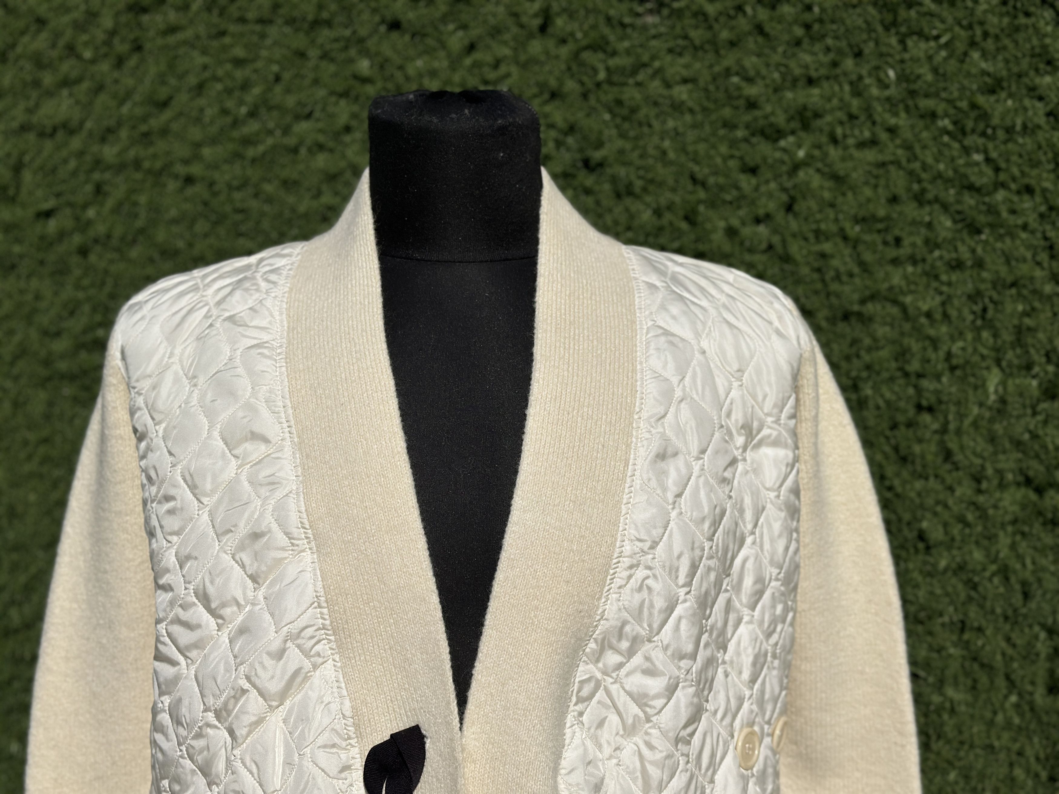 Prada Prada Linea Rossa Quilted Wool Hybrid Jacket IT40 Italy Size S / US 4 / IT 40 - 6 Thumbnail