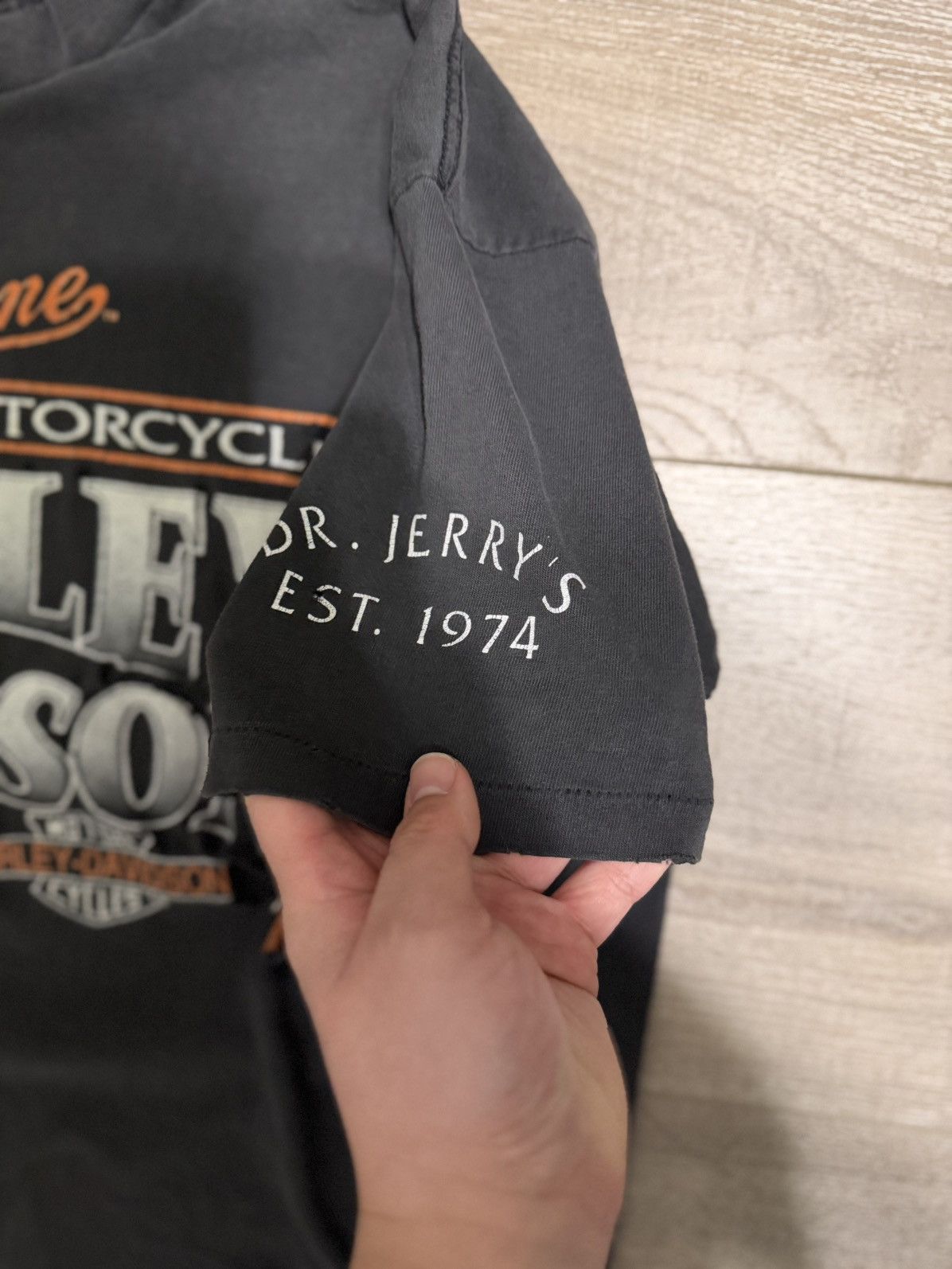 Vintage Vintage Harley Davidson Thrashed T-Shirt Size US L / EU 52-54 / 3 - 9 Thumbnail