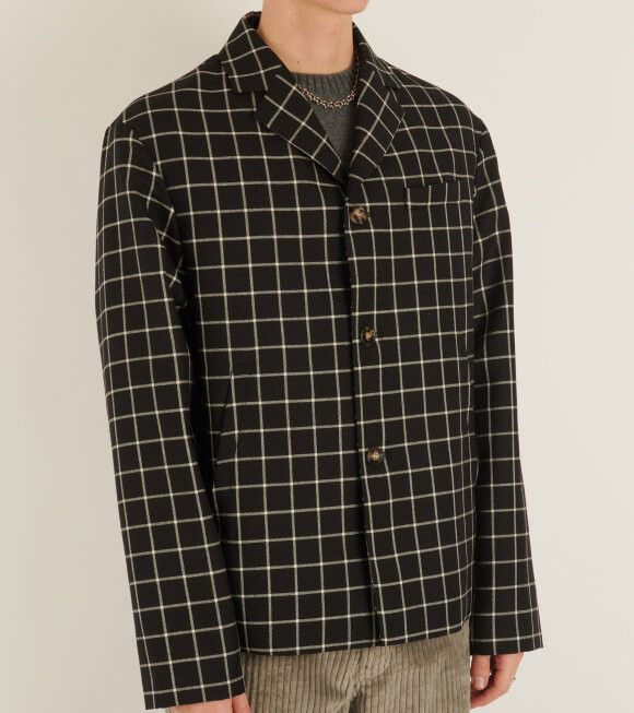Marni o1y0225 Checked Blazer in Black/White Size US M / EU 48-50 / 2 - 3 Thumbnail