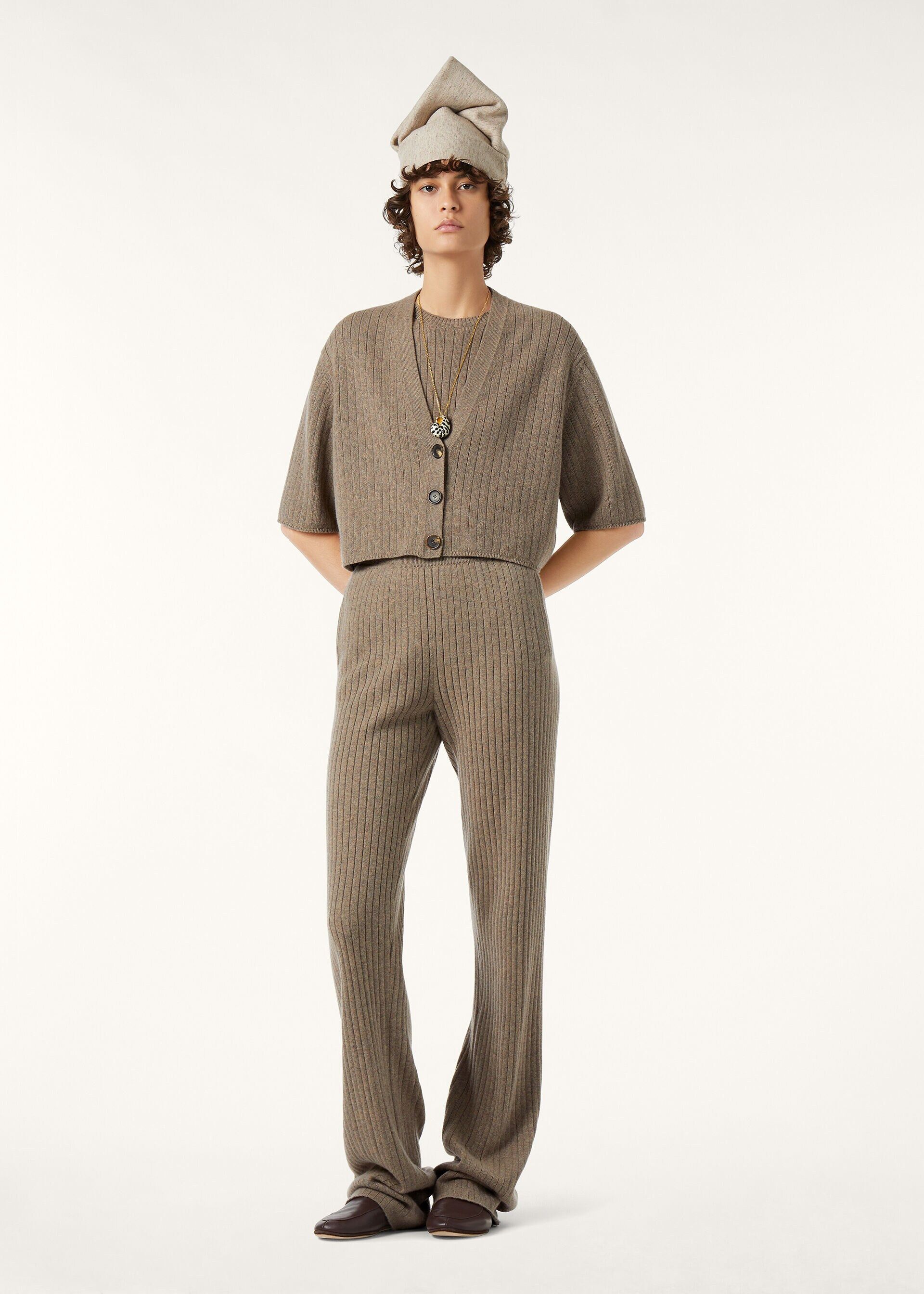 Loro Piana os11x0426 FAQ9056 Baby Coste Cardigan Licorice Root Melange Size L / US 10 / IT 46 - 2 Thumbnail