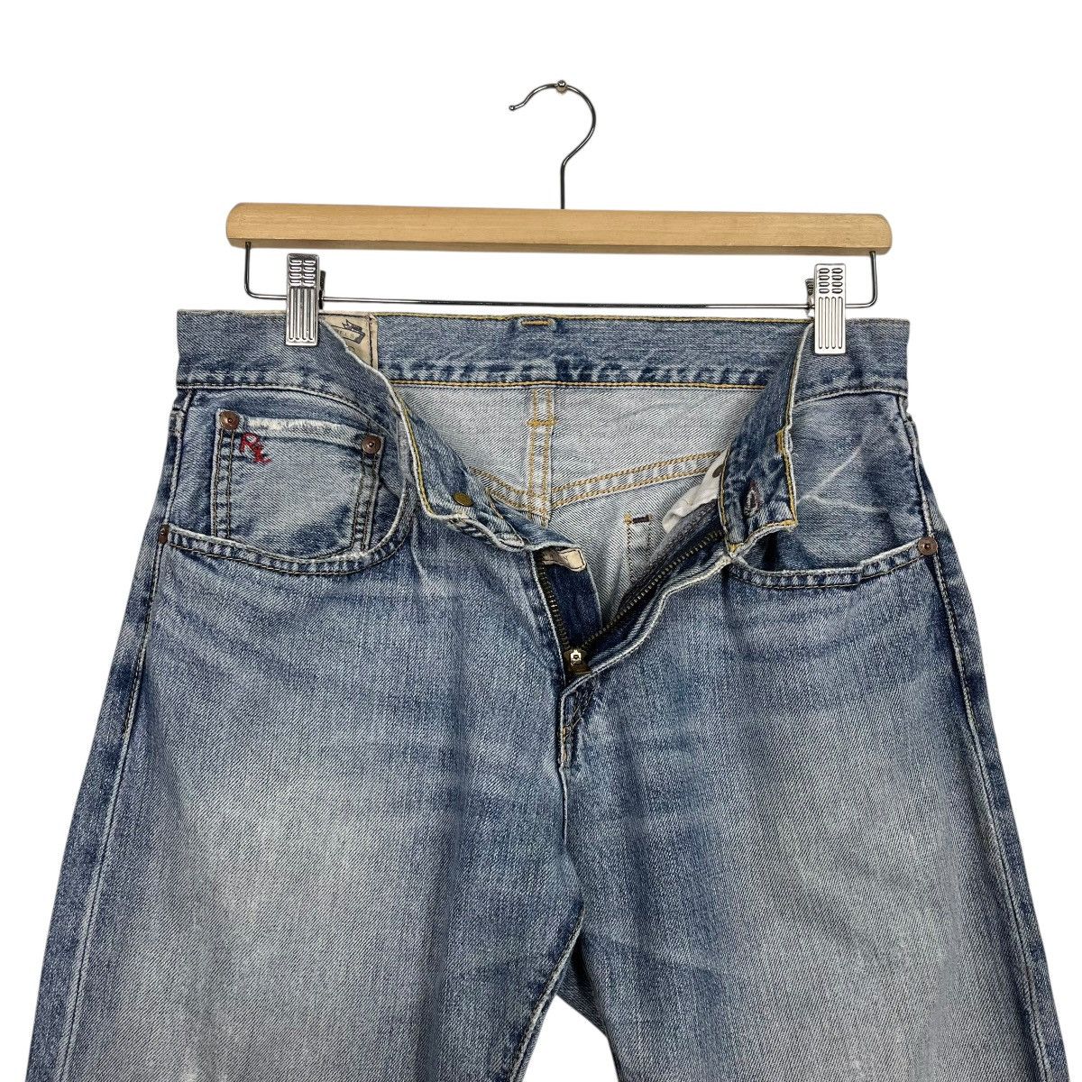 Polo Ralph Lauren Vintage Polo Ralph Lauren Distressed Denim Jeans Size 31" - 16 Thumbnail