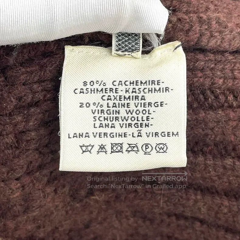 Hermes Hermes Chocolate-colored knitted sweater Size XS / US 0-2 / IT 36-38 - 7 Thumbnail