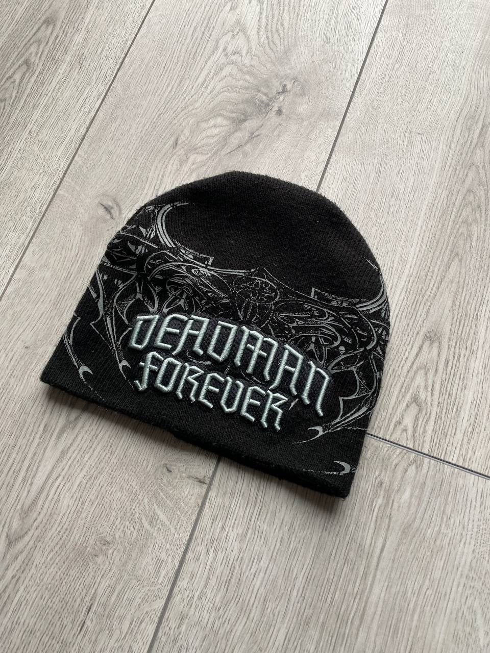 Vintage × WWE Vintage WWE Tribal Deadman Forever Beanie Hat Y2K OS Size ONE SIZE - 3 Thumbnail