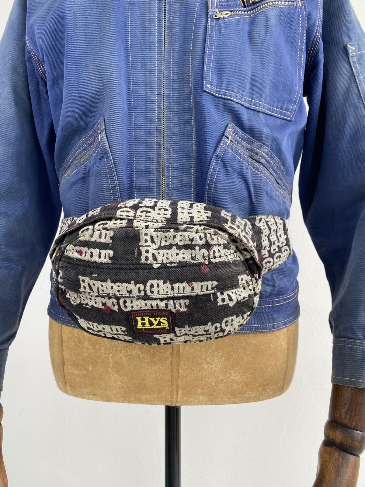 Hysteric Glamour 2000's Hysteric Glamour Script Cotton Waist Bag Size ONE SIZE - 2 Thumbnail