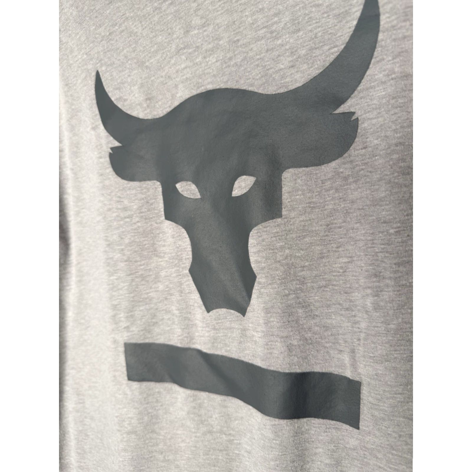 Under Armour Under Armour Project Rock Short Mens L Long Sleeve Pullover Crew Neck Graphic Print Gym Logo Gray 23in across chest 29in long Size US L / EU 52-54 / 3 - 4 Thumbnail
