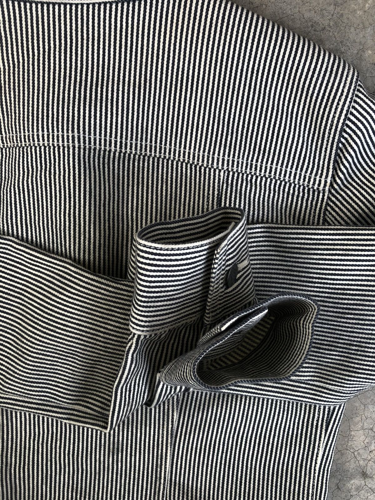 Lauren Ralph Lauren LRL Ralph Lauren Hickory Stripe Denim Jacket Size US S / EU 44-46 / 1 - 18 Thumbnail