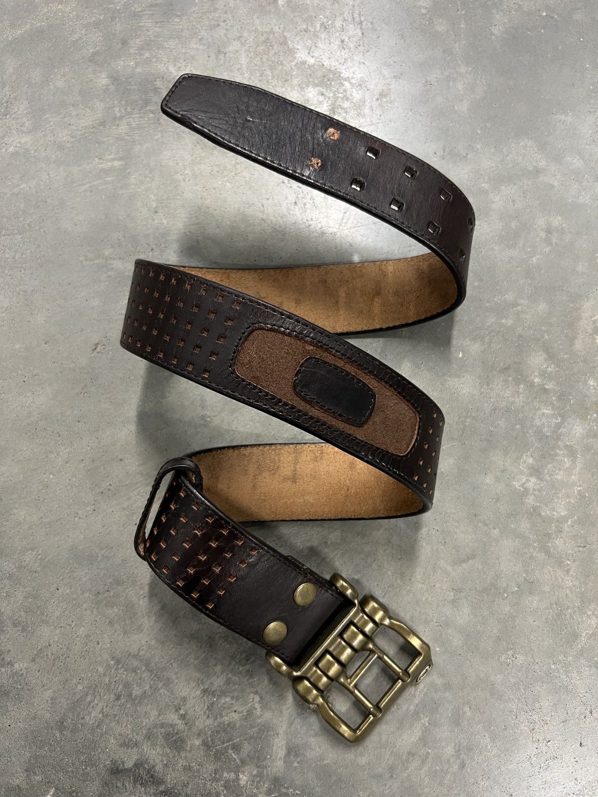 Oakley × Vintage Vintage Oakley Leather Belt | Grailed
