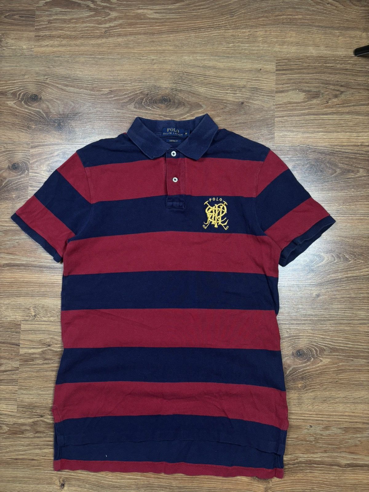 Polo Ralph Lauren Polo Ralph Lauren Rare Striped Polo Shirt Vintage Y2K Style Size US M / EU 48-50 / 2 - 1 Thumbnail