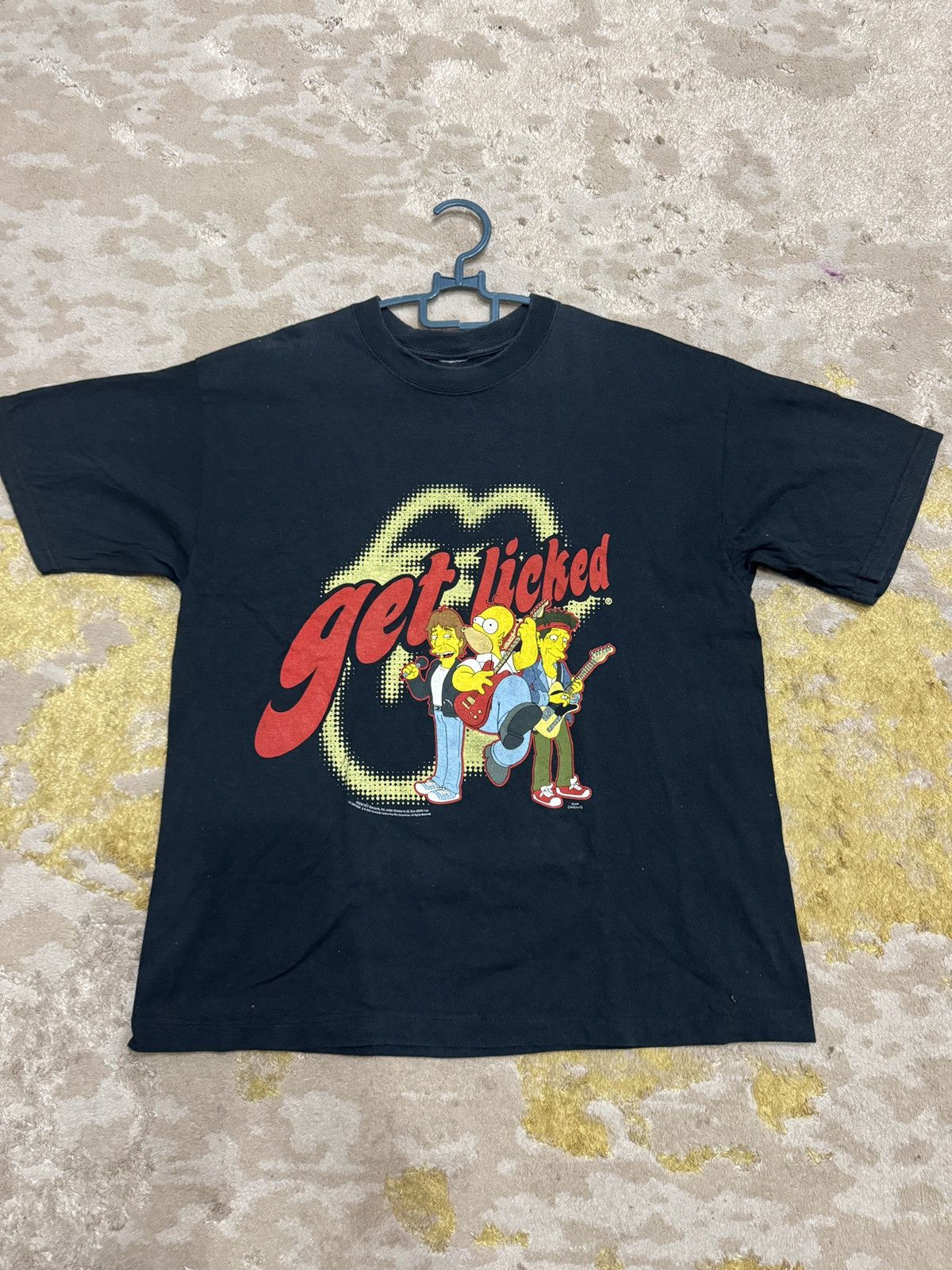 Vintage VINTAGE THE ROLLING STONES X THE SIMPSONS 2002 TOUR TSHIRT Size US L / EU 52-54 / 3 - 1 Thumbnail