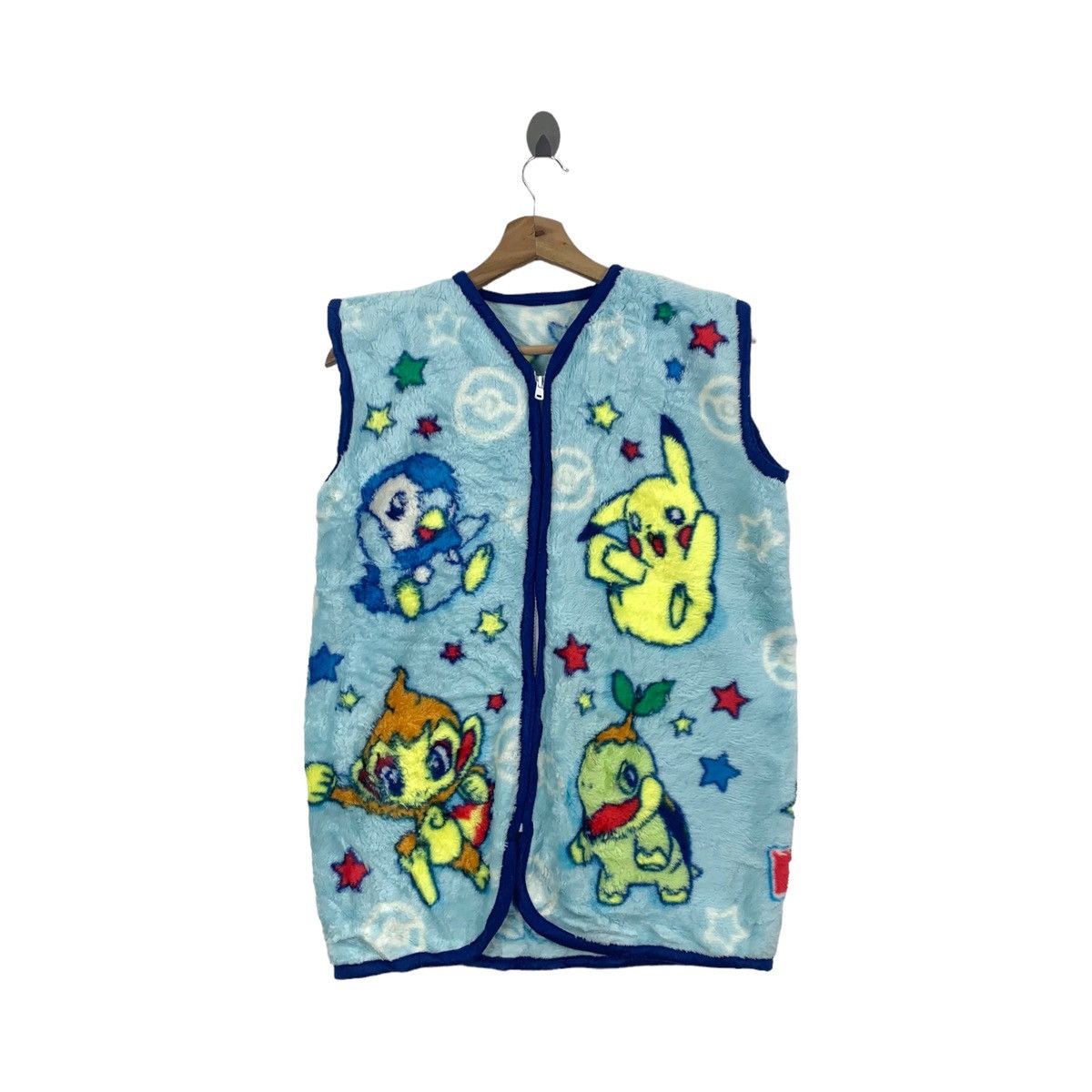 Pokemon × Vintage Vintage POKEMON Pocket Monster Japanese Cartoon Fleece Vest Size US S / EU 44-46 / 1 - 1 Thumbnail