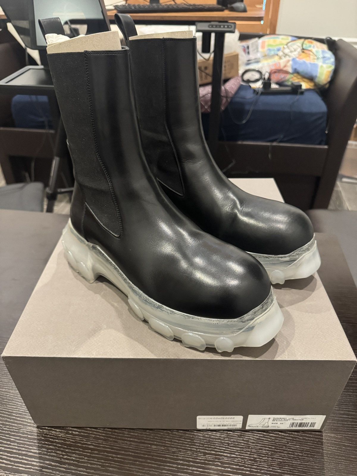 RICK OWENS - SHOES - Rick Owens Rick Owens Beatle mega tractor 43