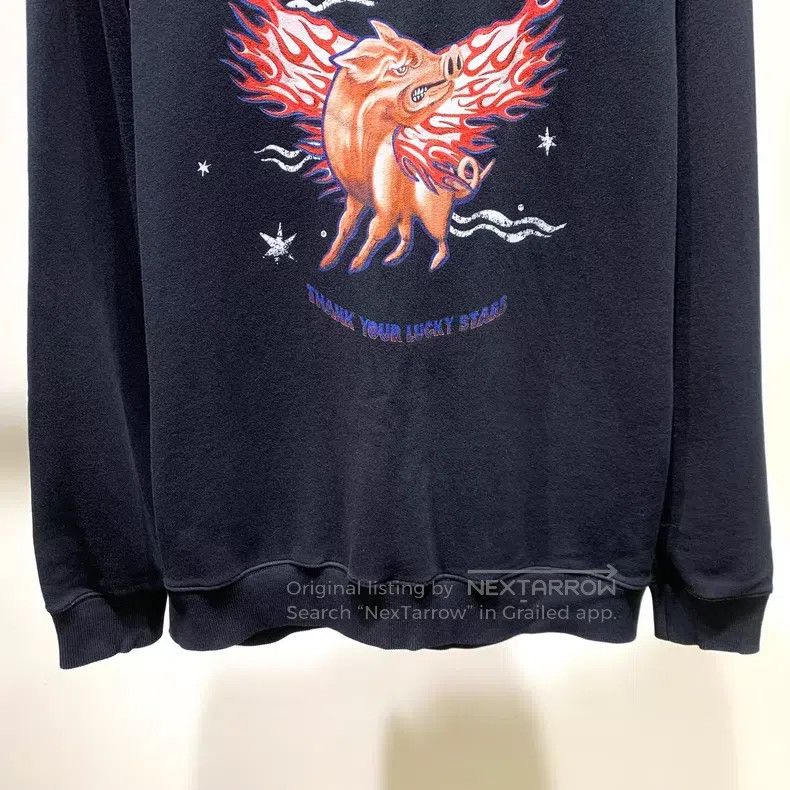 Givenchy Givenchy Flying Pig Print Round Neck Casual Hoodie Size US L / EU 52-54 / 3 - 4 Thumbnail