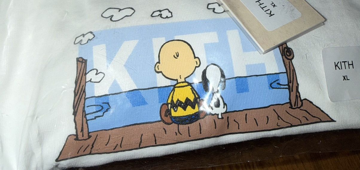 Kith × Peanuts Ocean View Box Logo Tee Size US XL / EU 56 / 4 - 2 Thumbnail