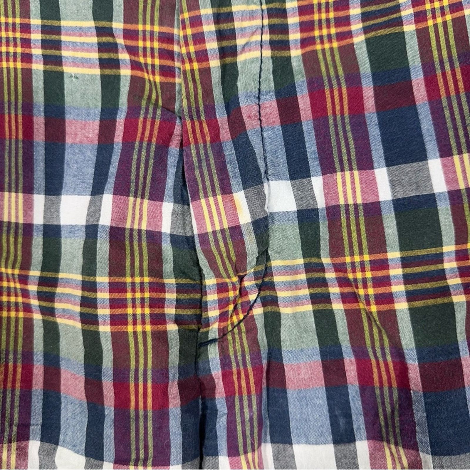 Polo Ralph Lauren Vintage 1990s Polo Ralph Lauren Plaid Men's Shorts Size 38 Size US 38 / EU 54 - 9 Thumbnail