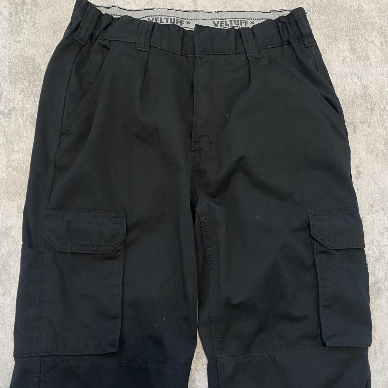 Other Black cargos Rap Hip Hop Vintage y2k Baggy 90s Size US 34 / EU 50 - 3 Thumbnail