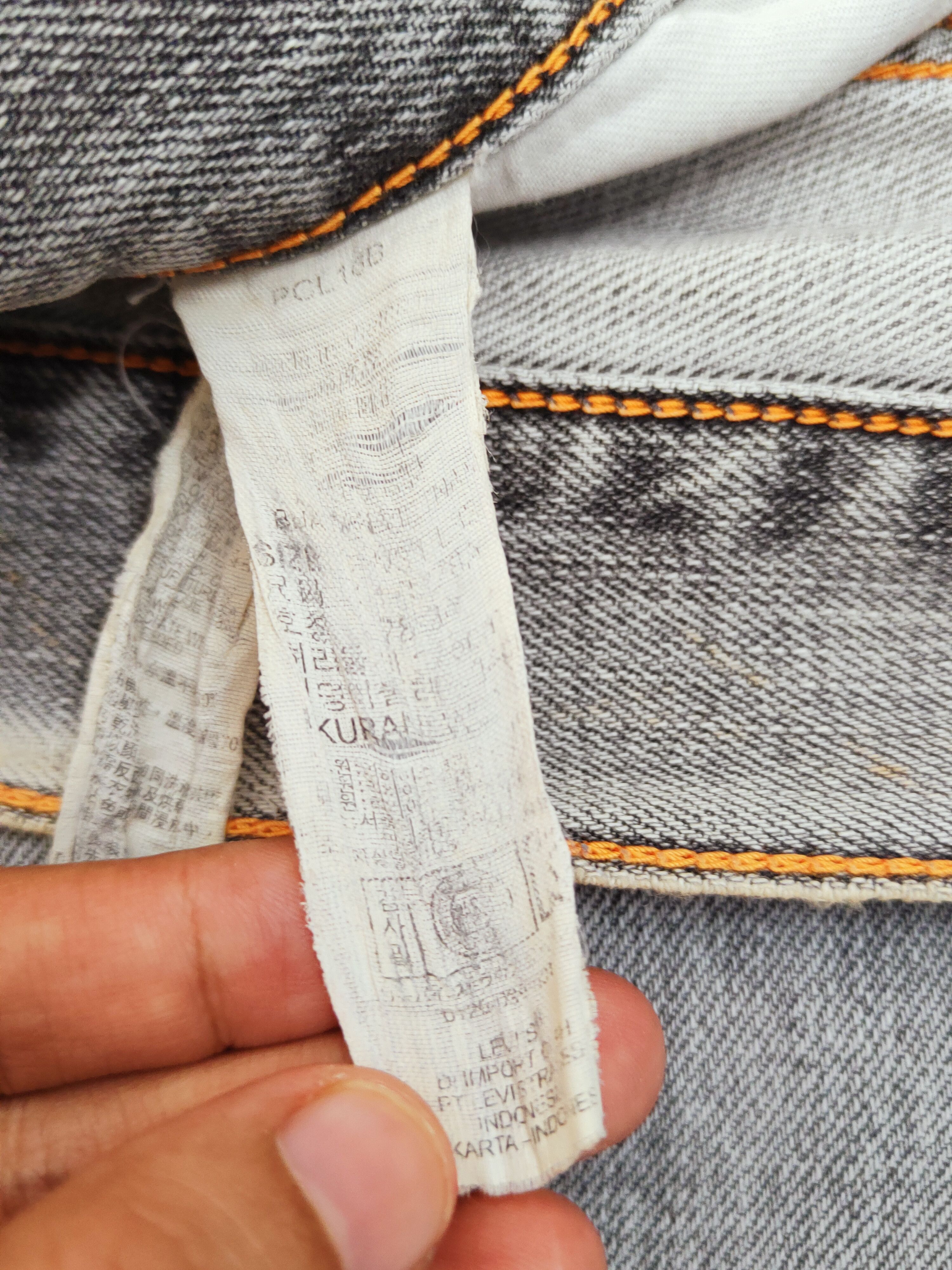 Levi's Levi's Gray Distressed Ripped Jeans #W695 Size US 31 - 17 Thumbnail