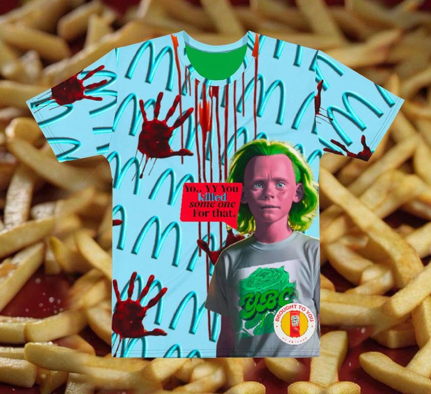 Other End JunkFood Ingestion T-Shirt (in Blue) Size US XXL / EU 58 / 5 - 3 Thumbnail