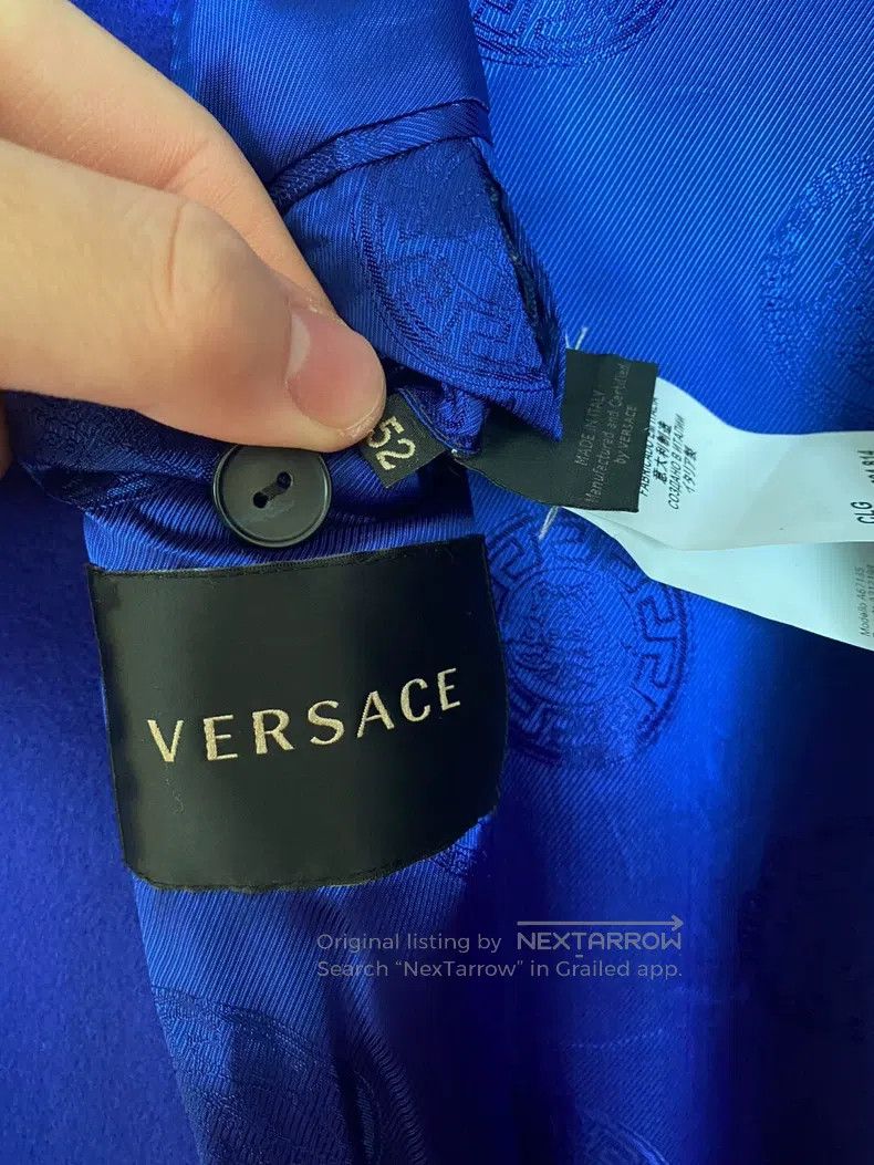 Versace Versace Violet blue coat Size US XL / EU 56 / 4 - 5 Thumbnail
