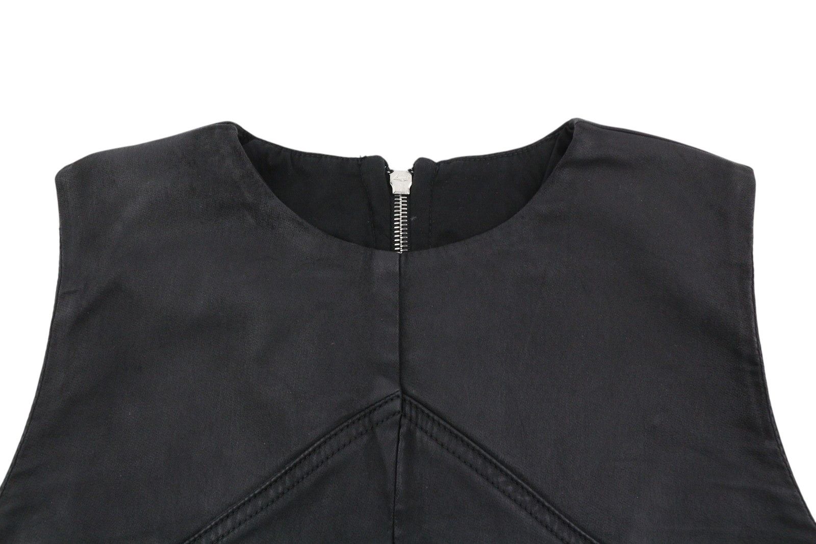 Diesel D-FLOOR-SP-NE M Sleeveless Zip Crew Neck Mini Dress 41310 Size M / US 6-8 / IT 42-44 - 4 Thumbnail