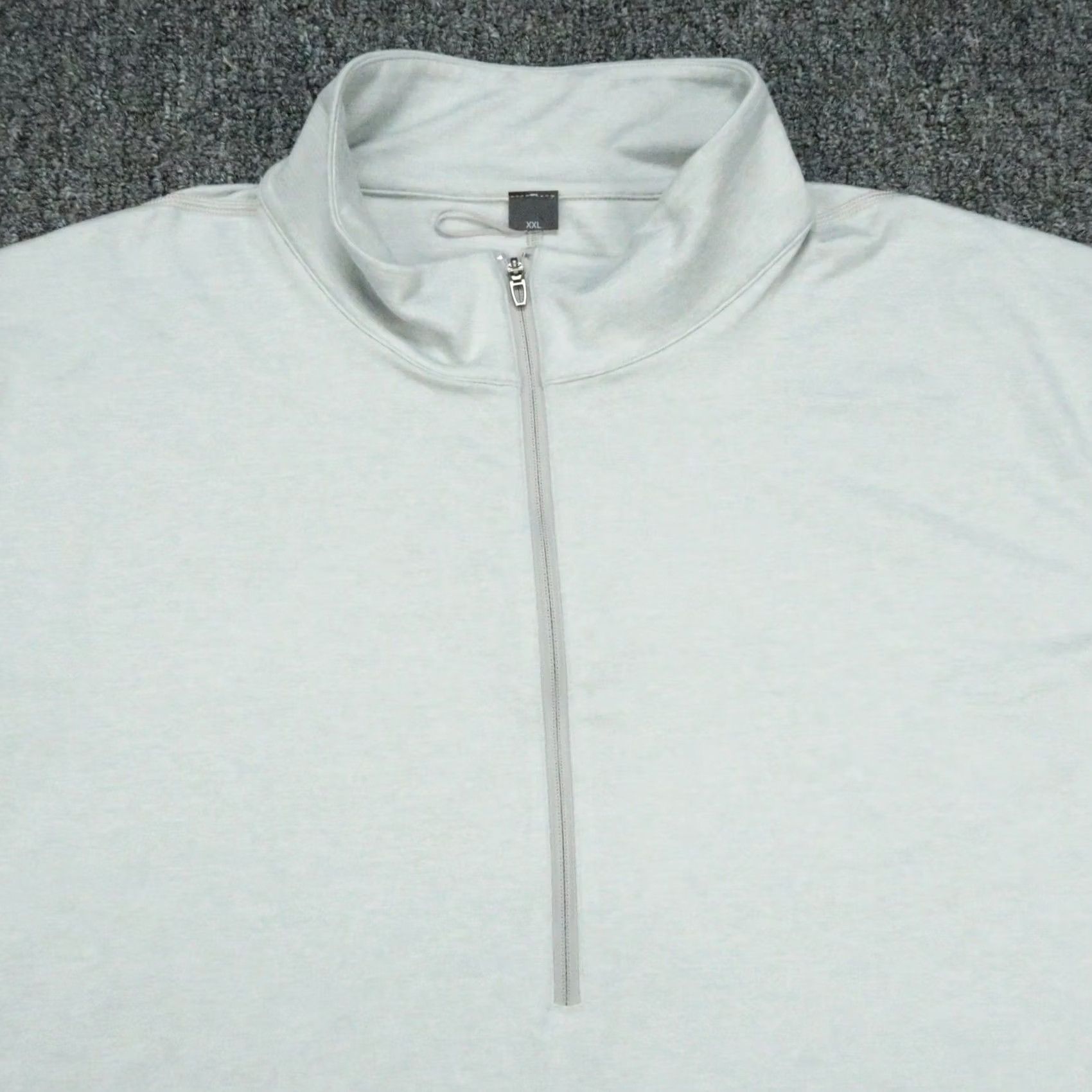 Lululemon lululemon Pullover Gray Jersey Performance Quarter Zip Athletic Mens XXL Size US XXL / EU 58 / 5 - 2 Thumbnail