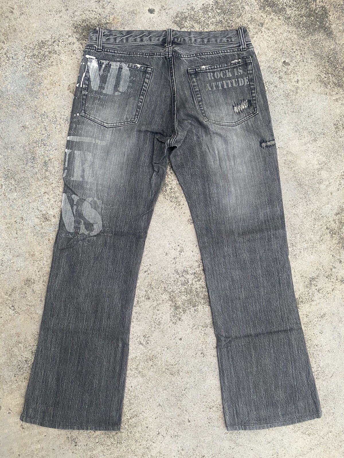 If Six Was Nine × Japanese Brand × Le Grande Bleu (L.G.B.) Flare Jeans Rupert Edge Distressed Hagi Painted Bootcut Size US 30 / EU 46 - 15 Thumbnail