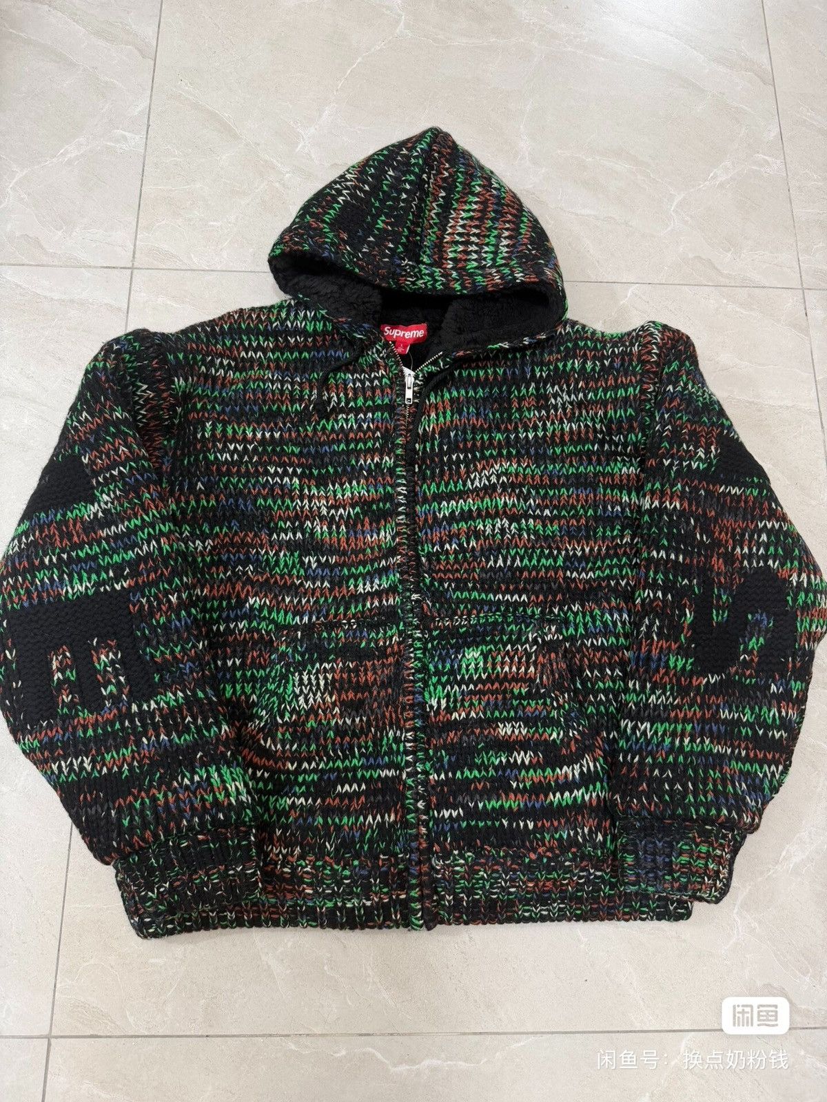 Supreme Supreme FW25 FW25 Faux Shearling Lined Zip Up Hooded Sweater Size US L / EU 52-54 / 3 - 1 Thumbnail