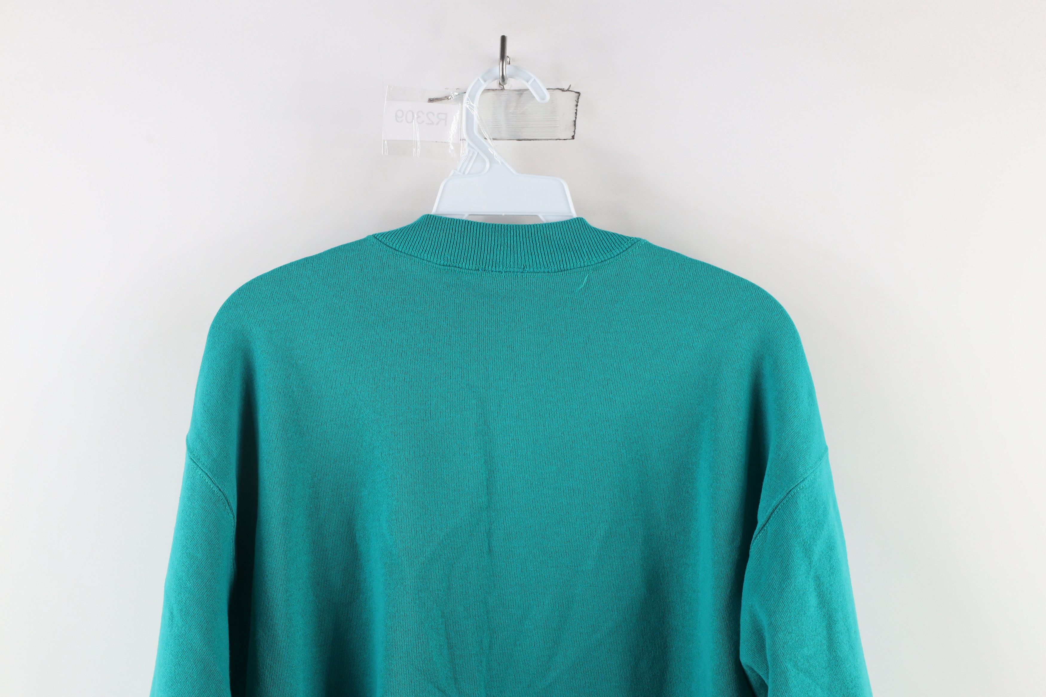 Vintage Vintage 90s Paul Bunyan Show Forestry Sweatshirt Teal USA Size US L / EU 52-54 / 3 - 8 Thumbnail