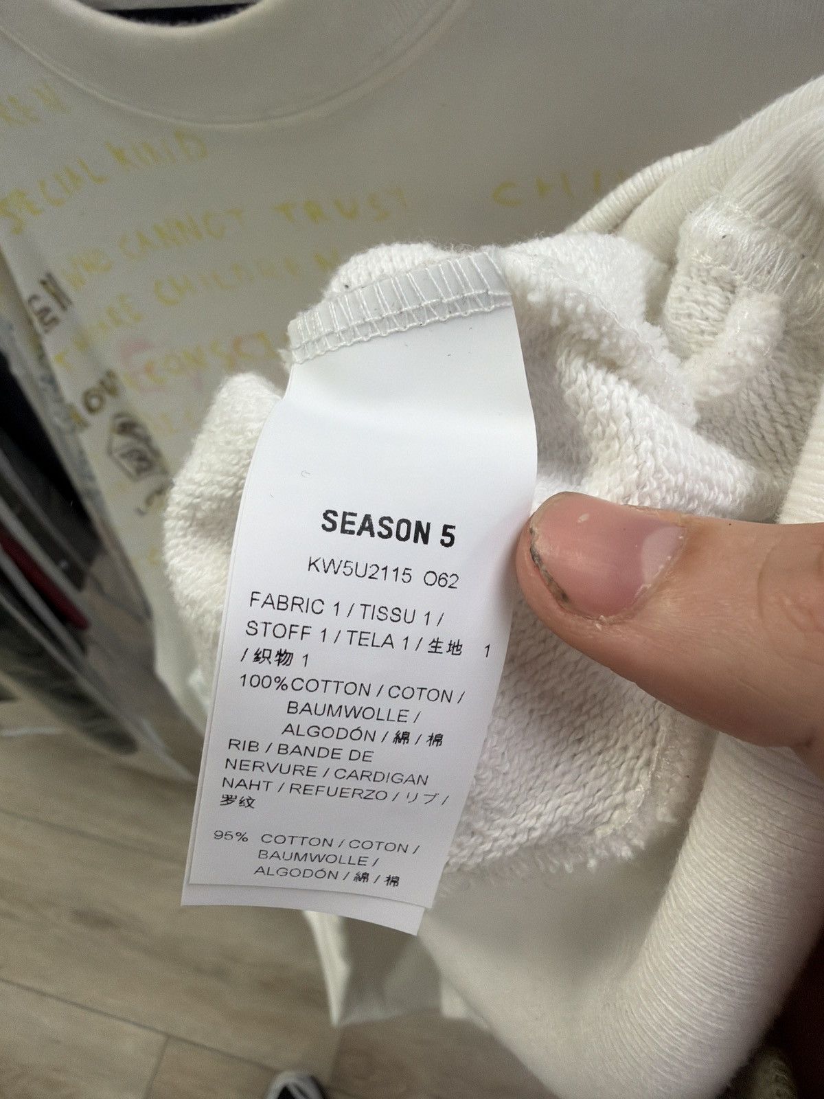 Adidas × Kanye West Graphic Sweatshirt Size US L / EU 52-54 / 3 - 8 Thumbnail