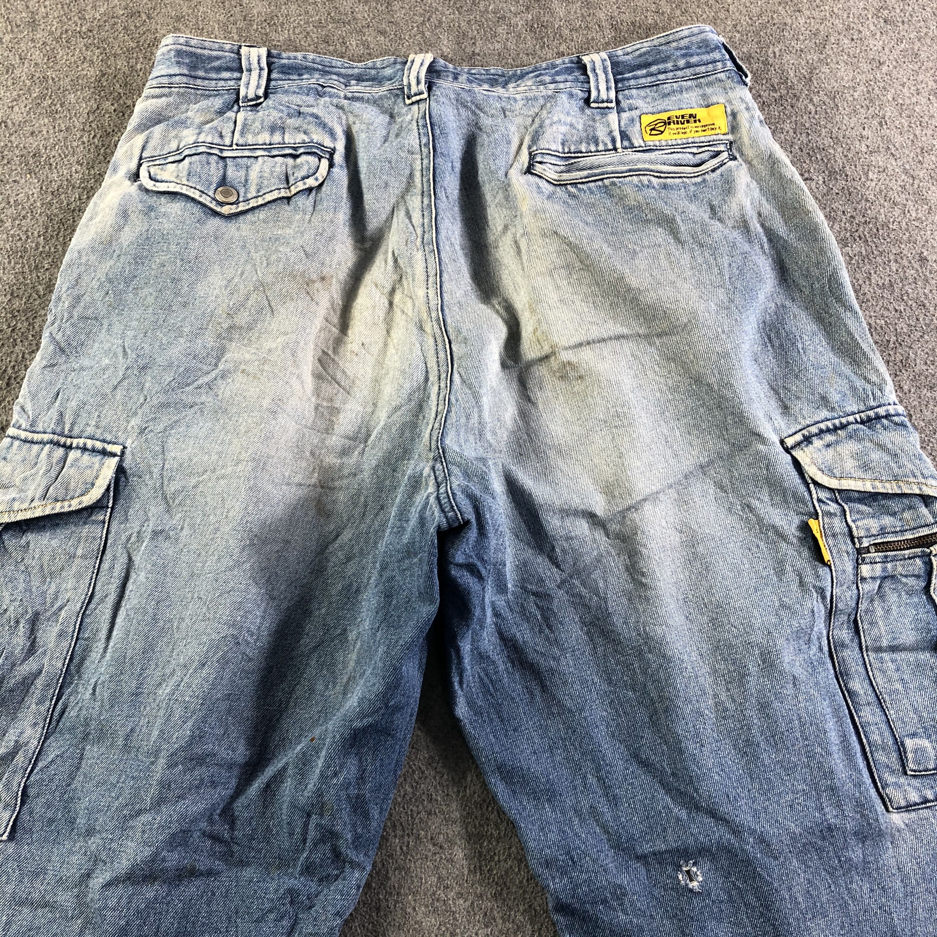 Vintage Vintage Blue Wash Even River Jeans-J3903 Size US 34 / EU 50 - 4 Thumbnail