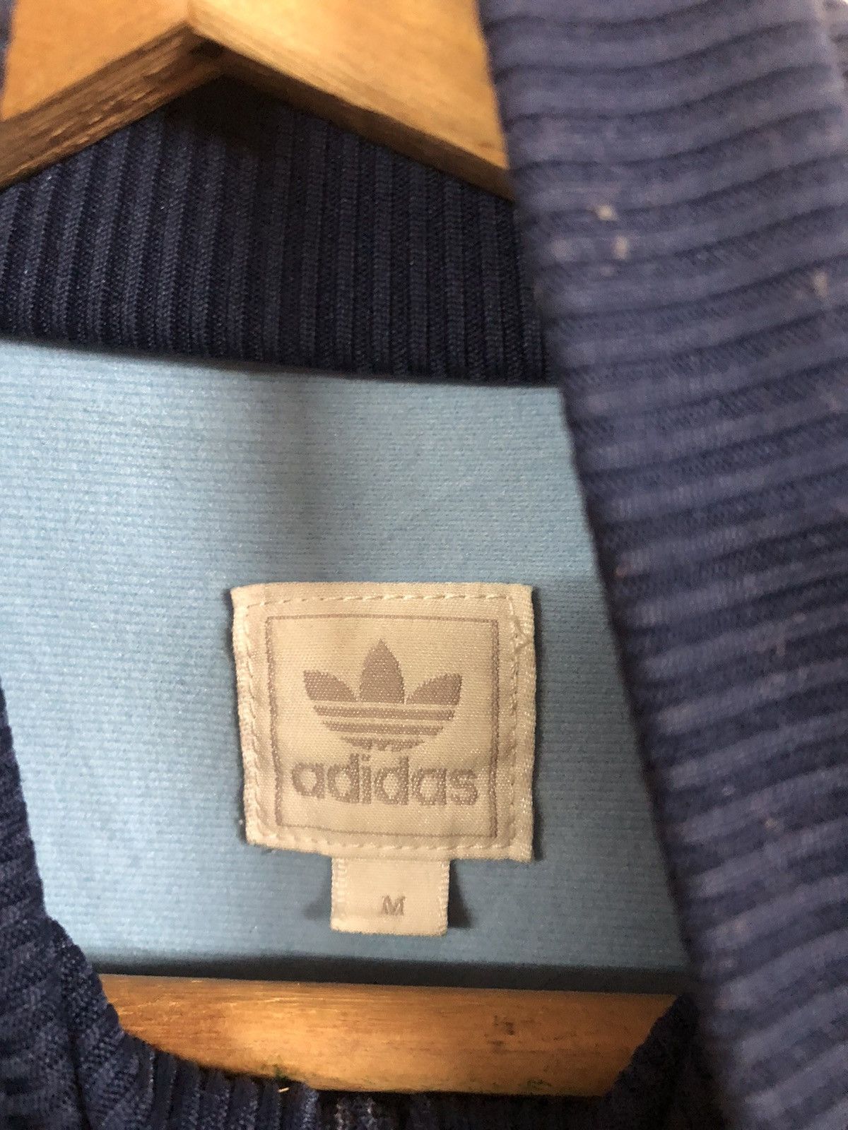 Adidas × Vintage Vintage 90’s Sweater Adidas Trofail Zipper Embroided Size US M / EU 48-50 / 2 - 5 Thumbnail