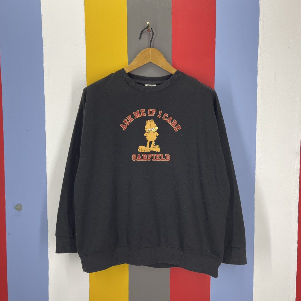 Cartoon Network GARFIELD Crew Neck Sweatshirt #2015/14 Size US XL / EU 56 / 4 - 1 Thumbnail