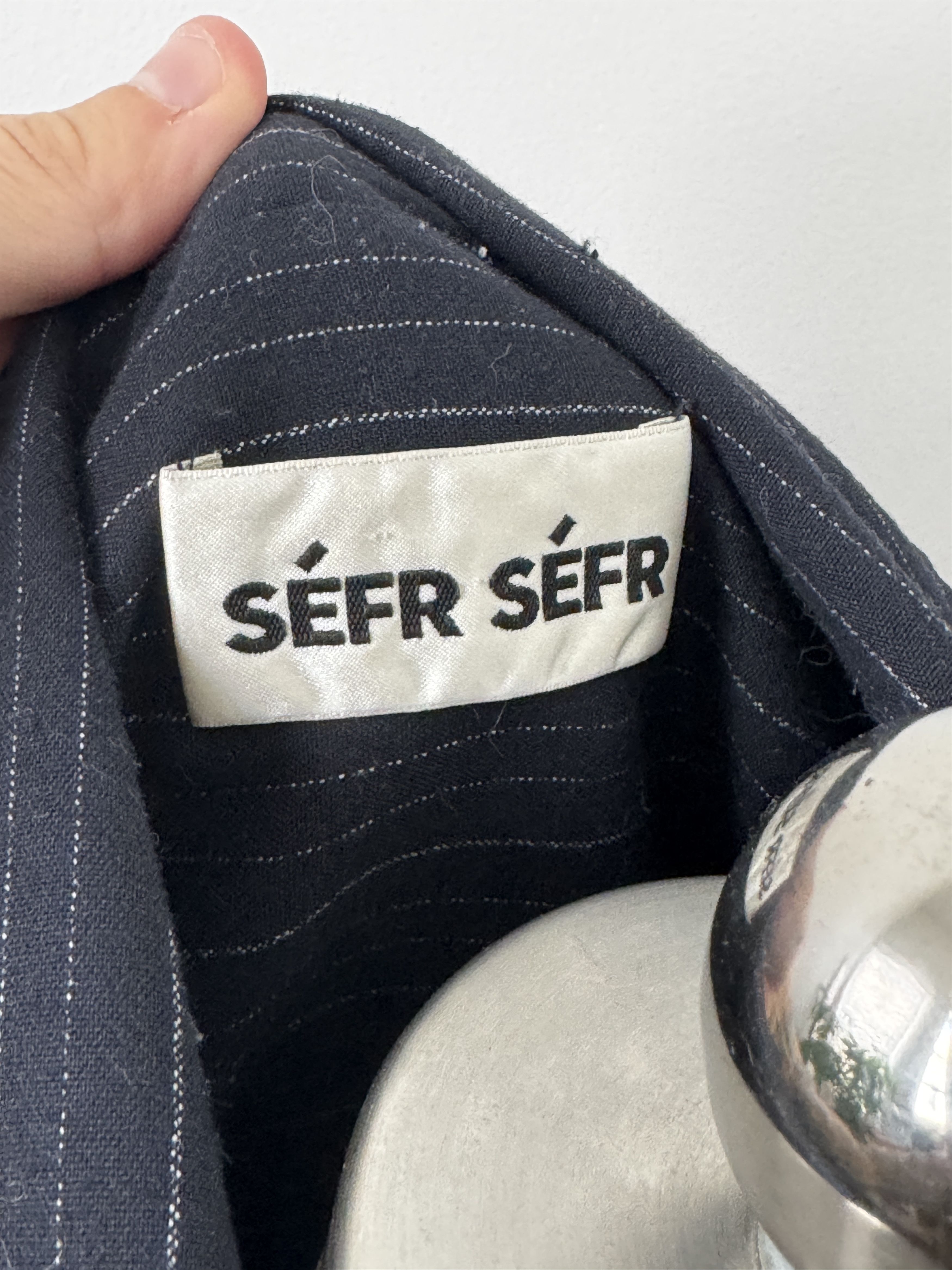 Sefr RARE SEFR SEFR original First collection pinstripe shirt Size US S / EU 44-46 / 1 - 5 Thumbnail