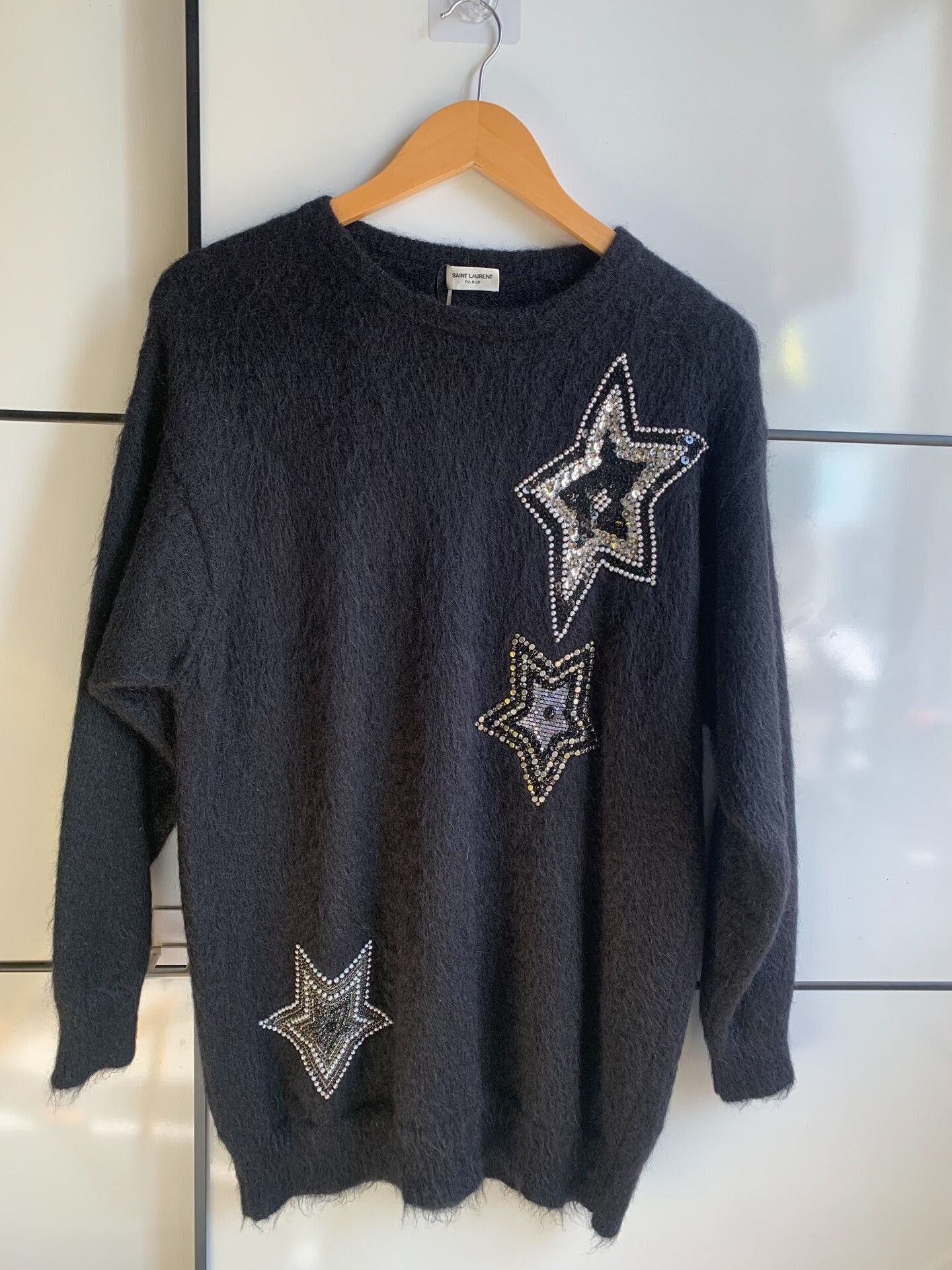 Saint Laurent Paris Saint Laurent Batwing Mohair Sweater Size M / US 6-8 / IT 42-44 - 1 Thumbnail