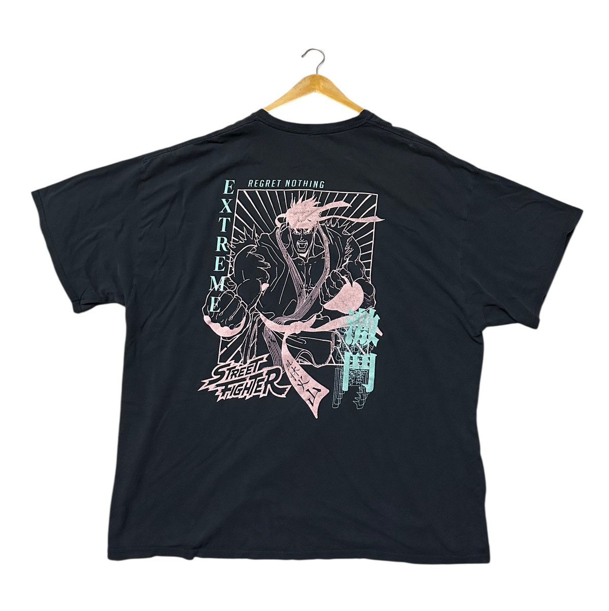 Vintage Vintage Street fighter extreme regret nothing backhit tshirt Size US XXL / EU 58 / 5 - 2 Thumbnail
