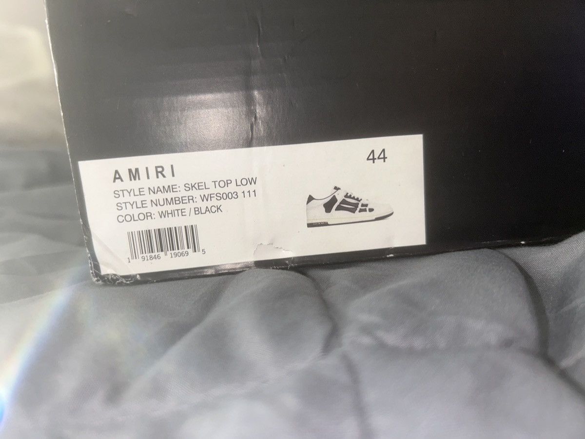 Amiri Amiri Skel Low Top Size US 10.5 / EU 43-44 - 5 Thumbnail