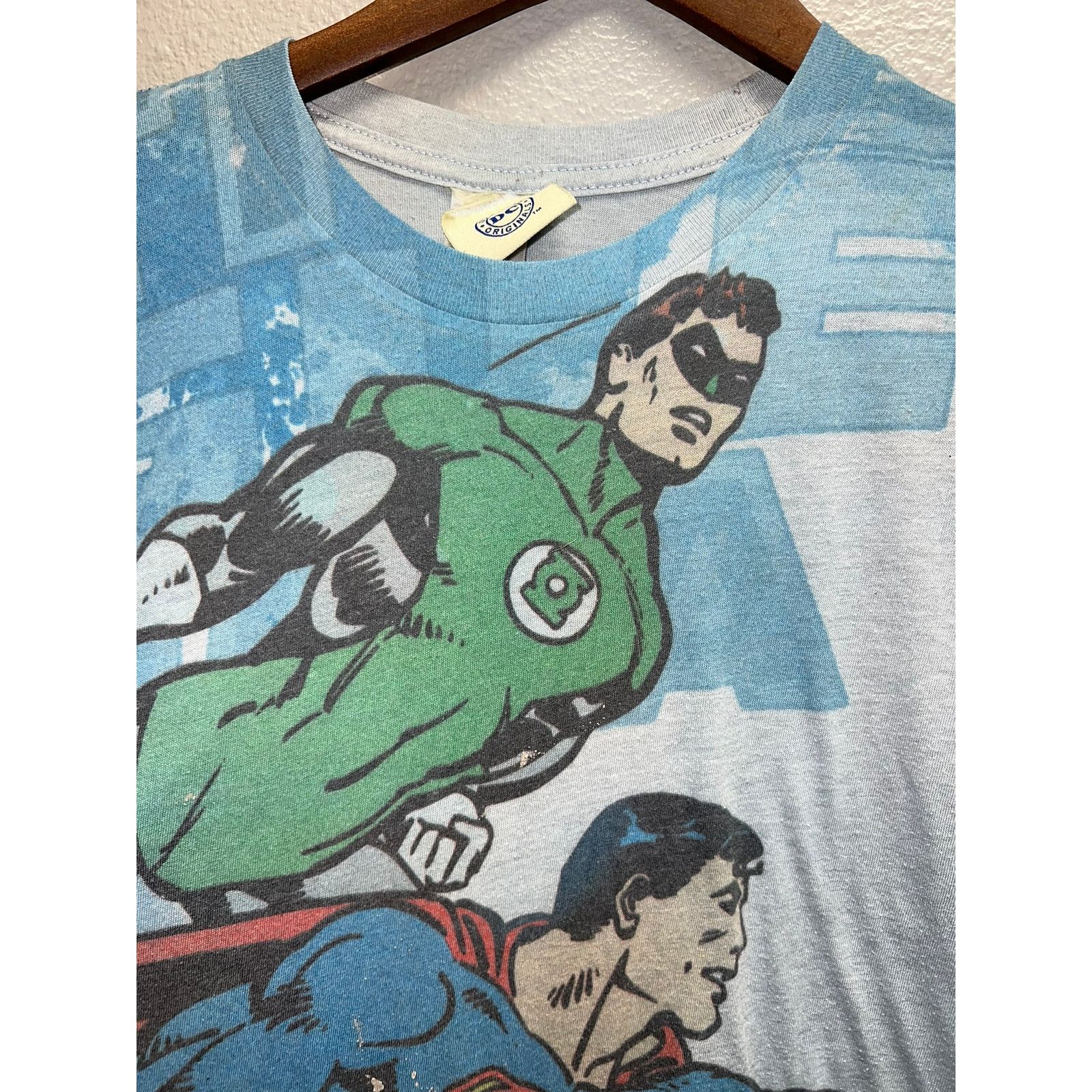 DC Comics Vintage DC Comics Shirt Polyester Superhero Batman Flash M Size US M / EU 48-50 / 2 - 2 Thumbnail