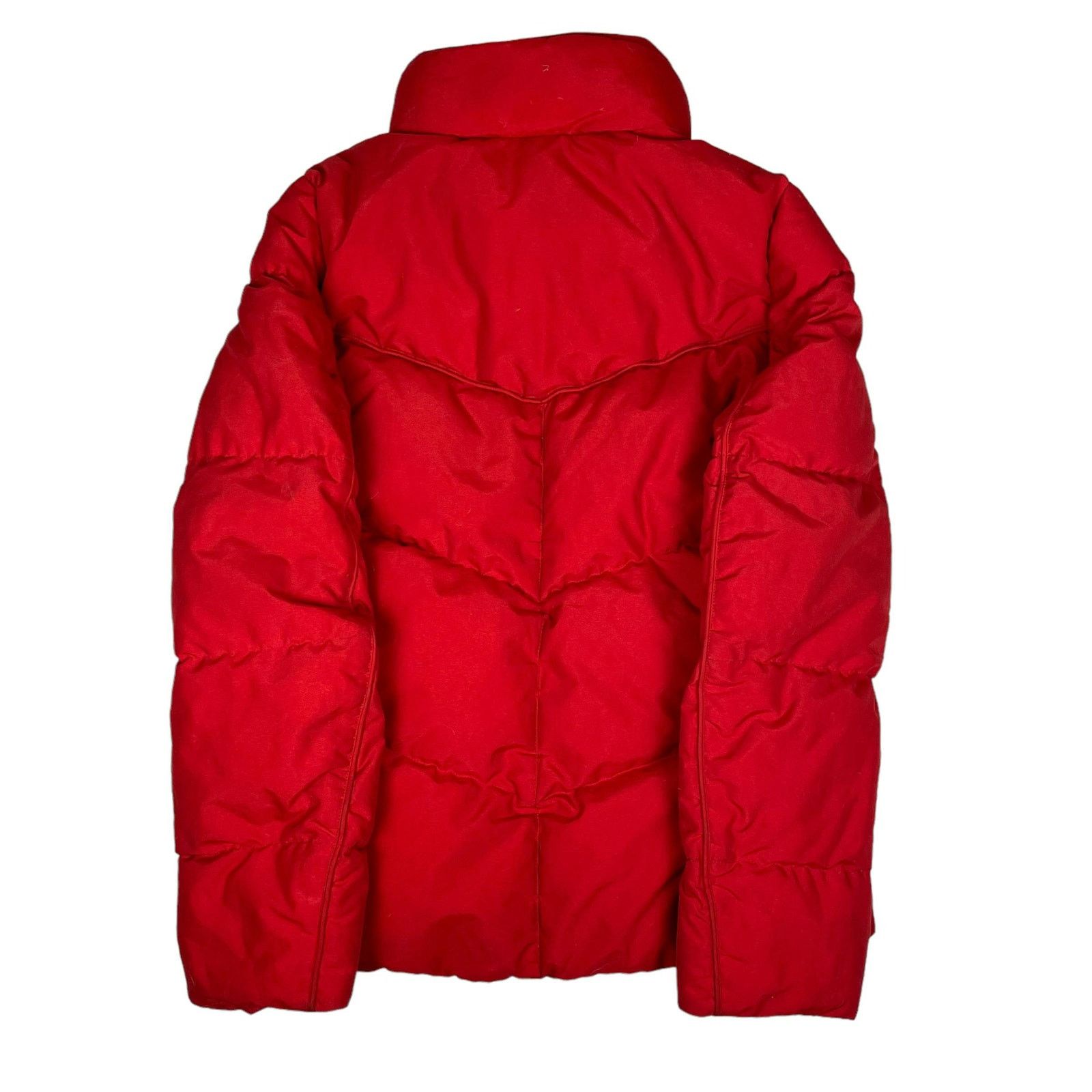 Nike × Vintage Nike Women's Red Embroidered Swoosh Full Zip Puffer Jacket M Size M / US 6-8 / IT 42-44 - 11 Thumbnail