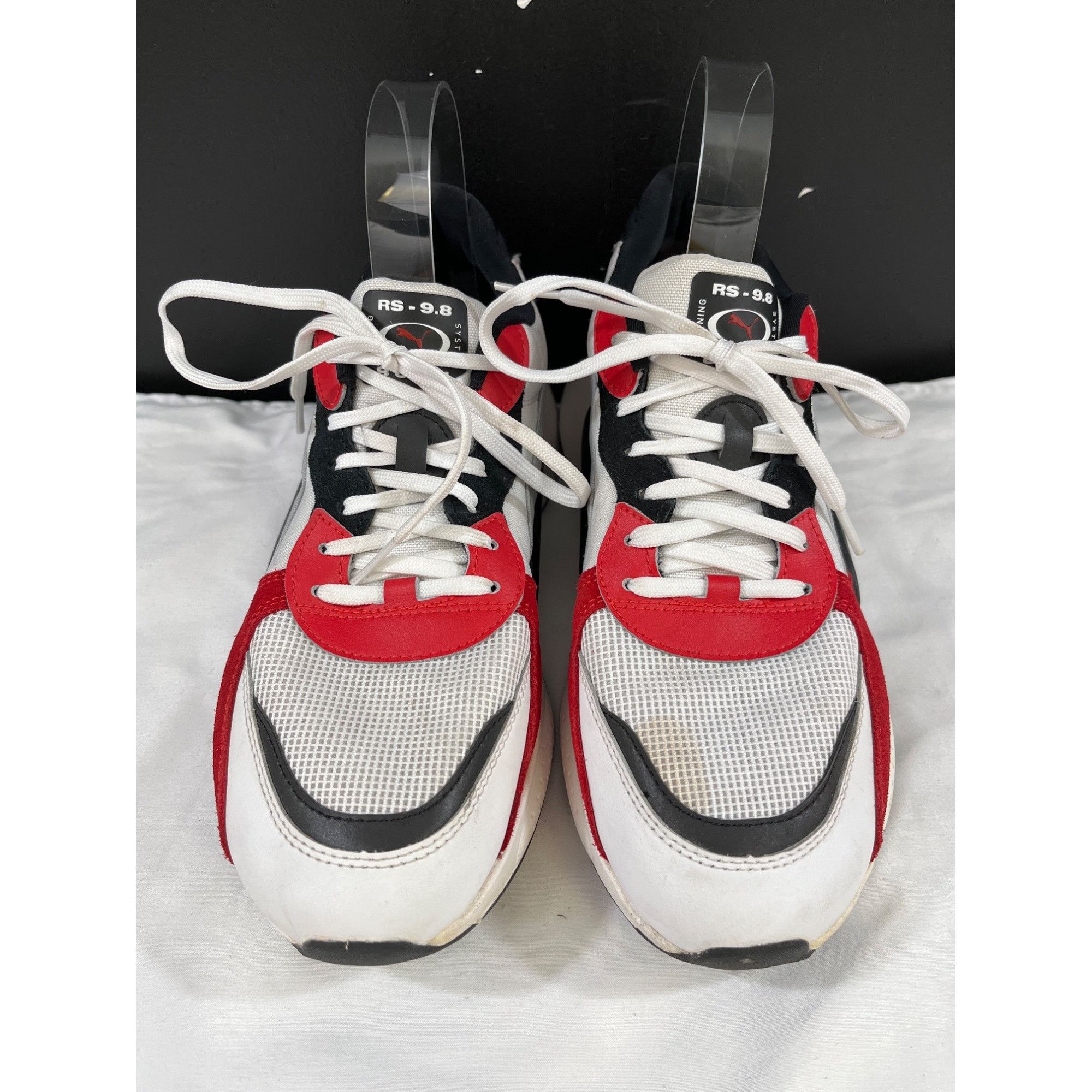 Puma Puma RS 9.8 Men's Red & White Running Sneakers Size 7.5 SKU Size US 7.5 / EU 40-41 - 2 Thumbnail